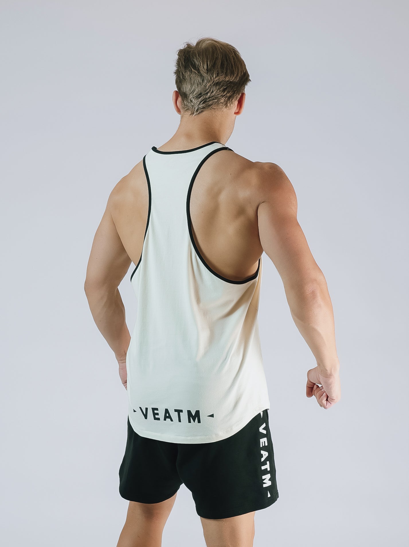 POWER HOUSE LOGO YBACK TANK TOP【IVORY】