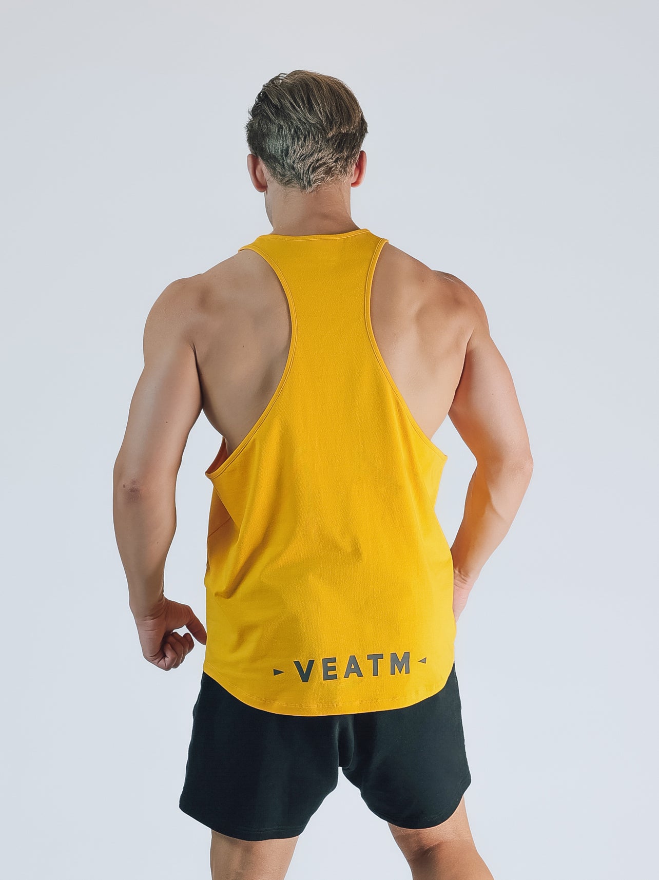 POWER HOUSE LOGO YBACK TANK TOP【YELLOW】