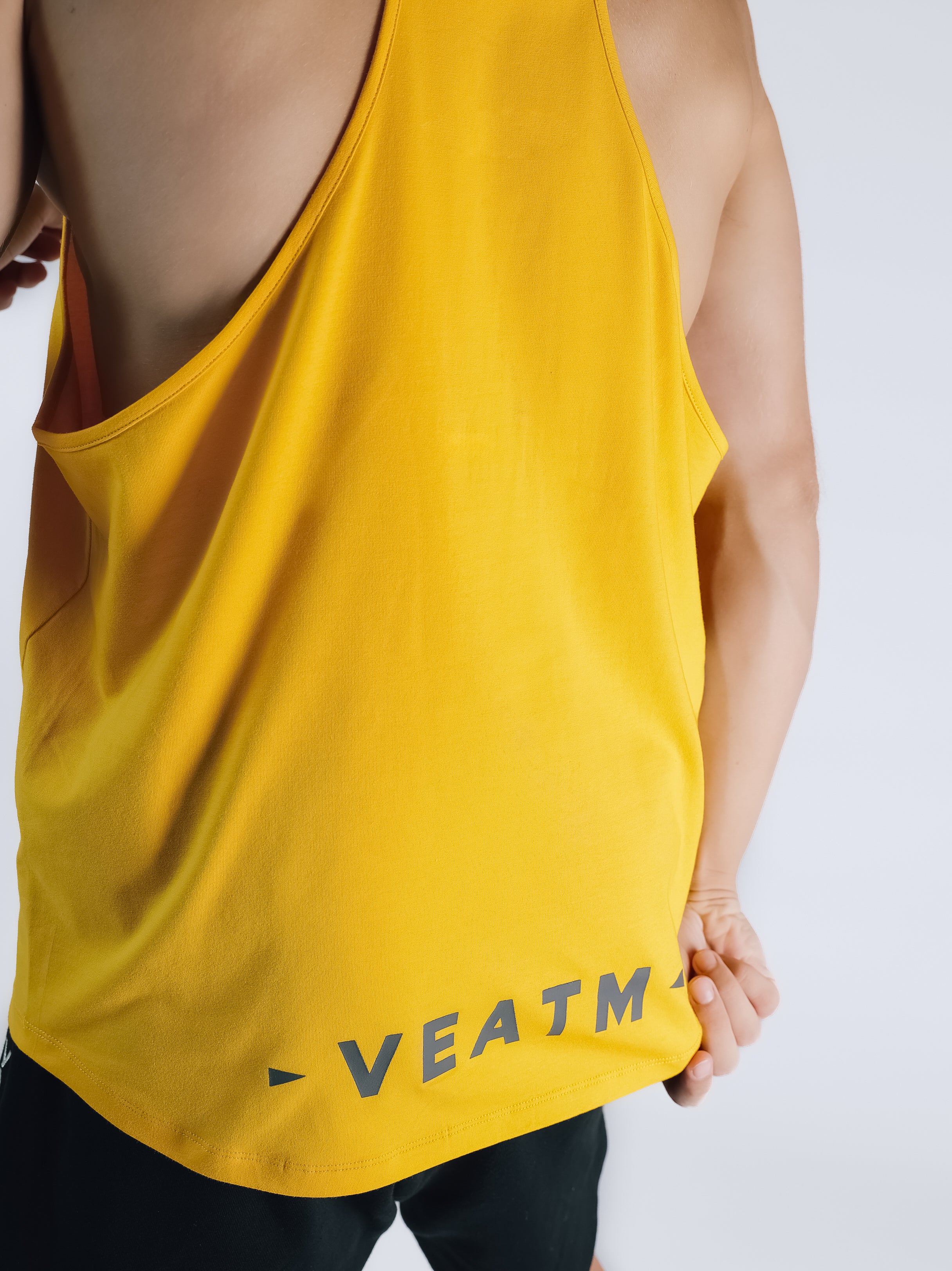 POWER HOUSE LOGO YBACK TANK TOP【YELLOW】