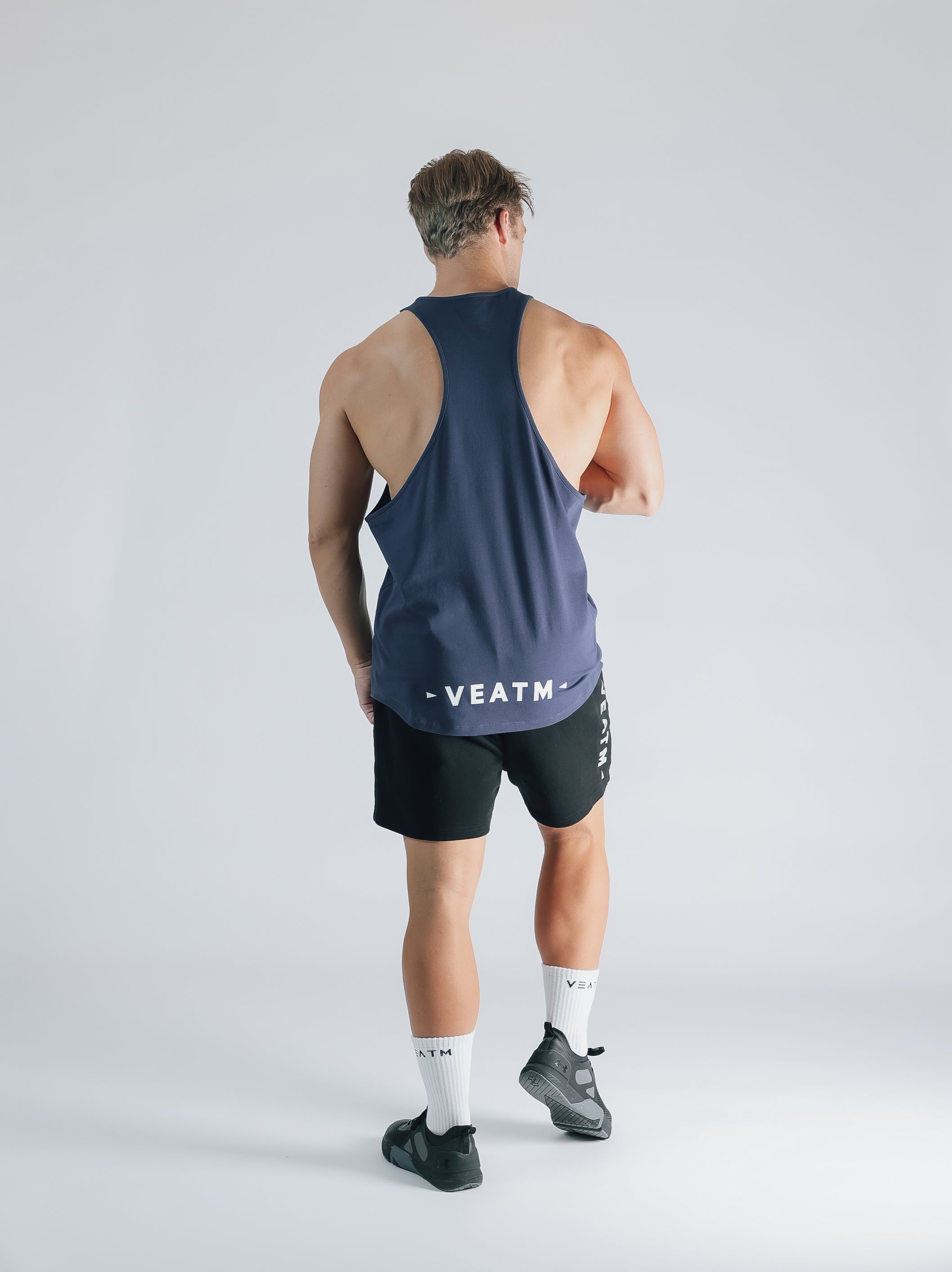 POWER HOUSE LOGO YBACK TANK TOP【BLUE】