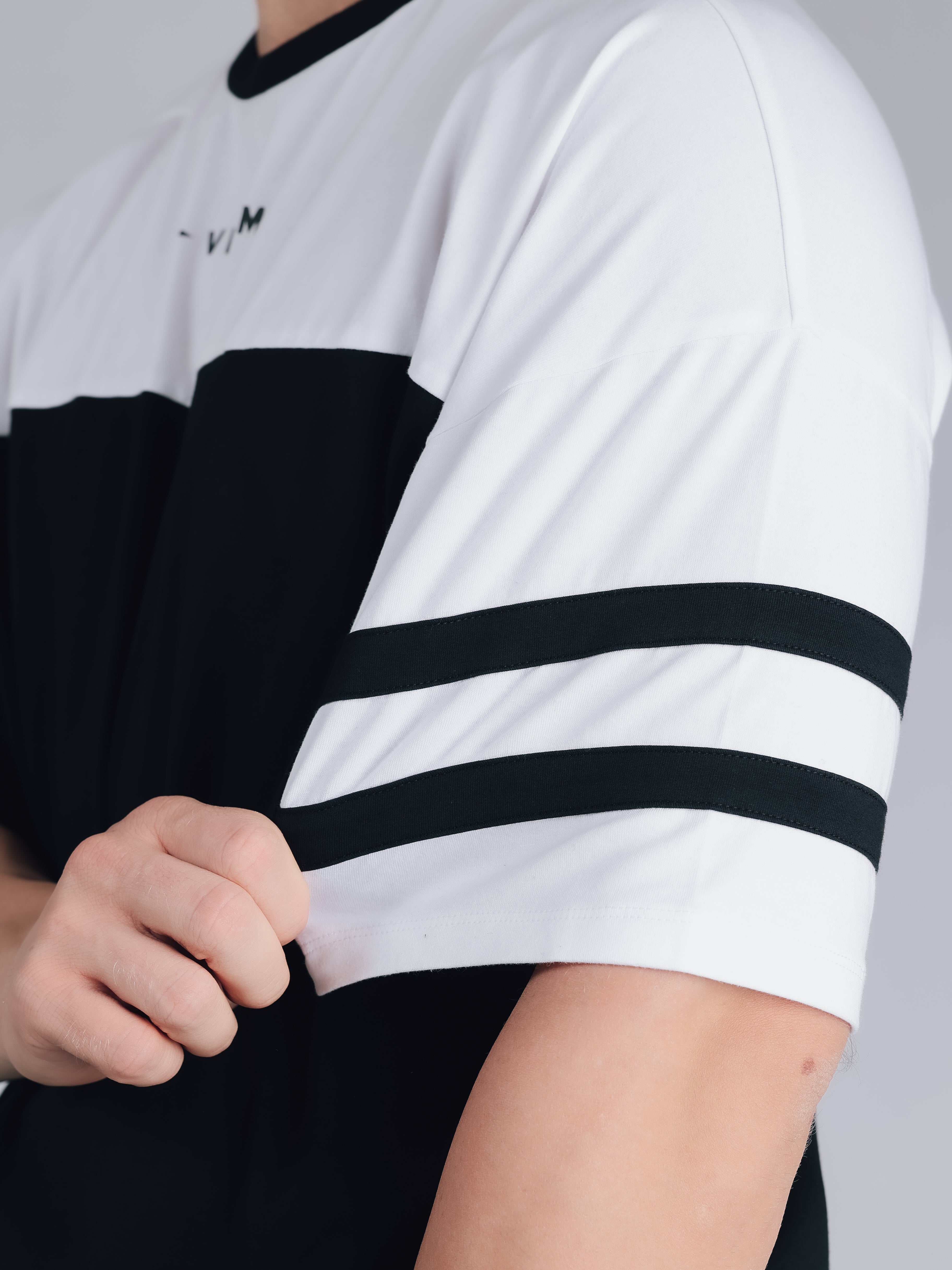 SHORT SLEEVE BIG T-SHIRT【BLACK×OFFWHITE】