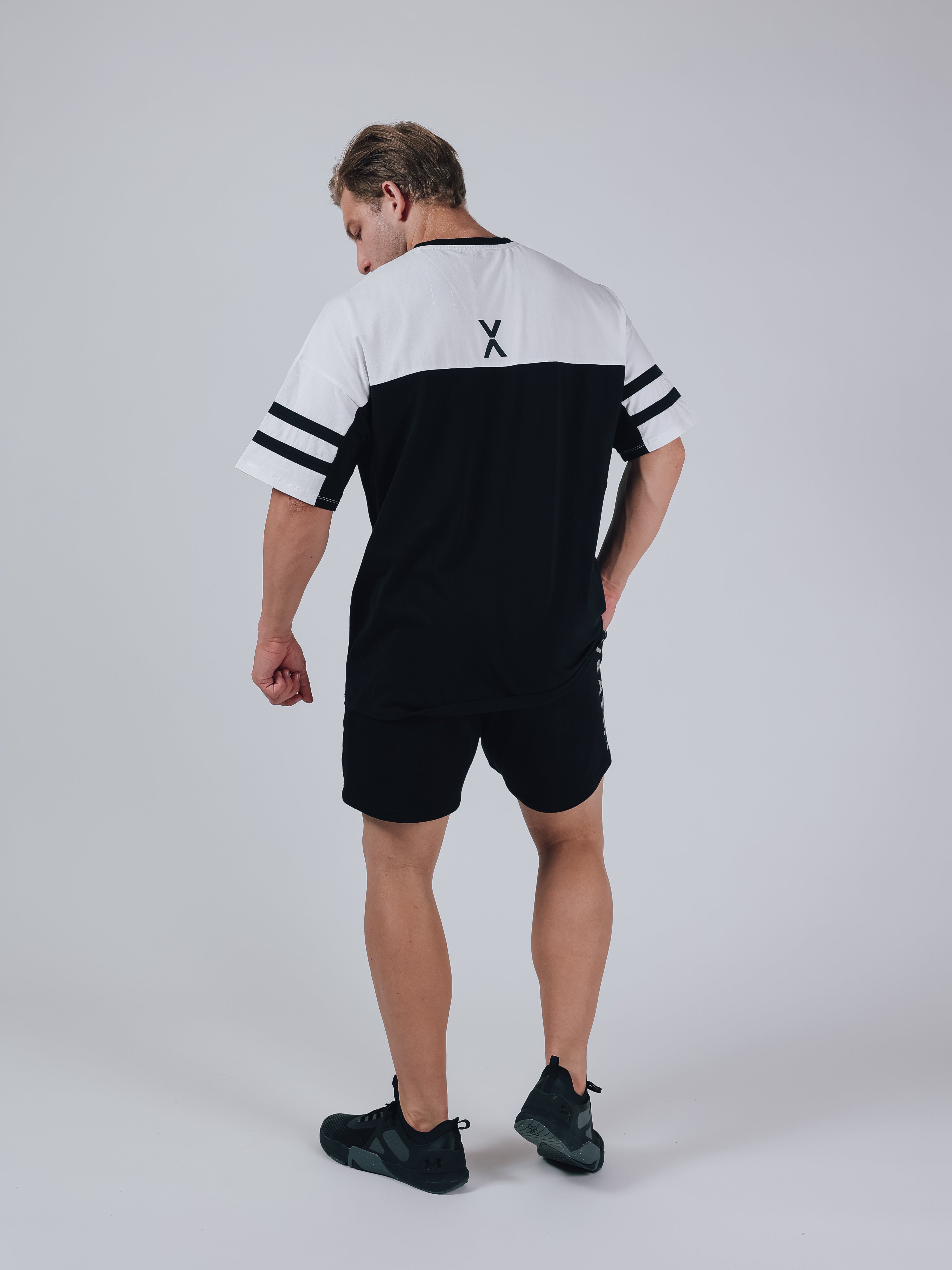 SHORT SLEEVE BIG T-SHIRT【BLACK×OFFWHITE】