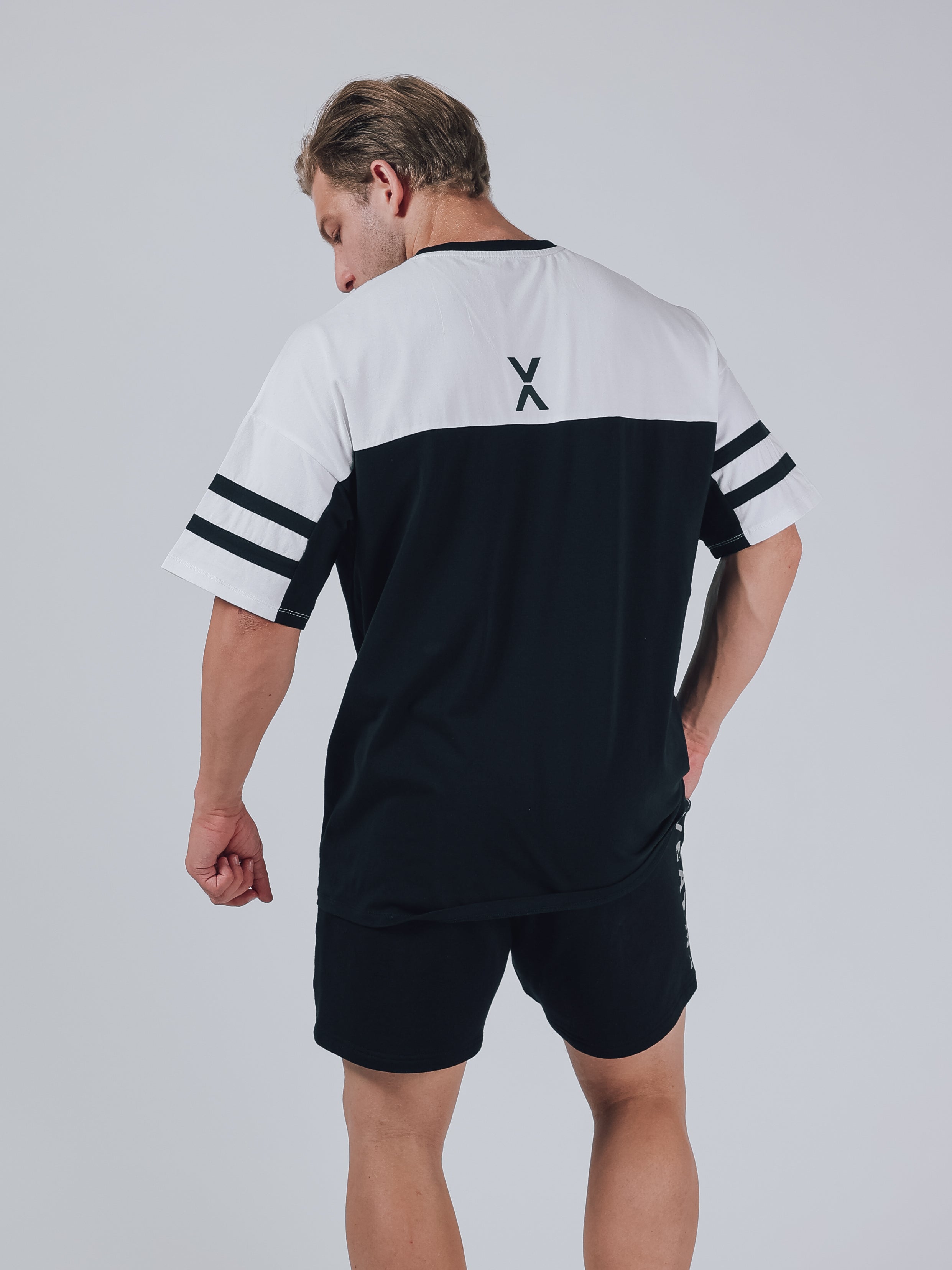 SHORT SLEEVE BIG T-SHIRT【BLACK×OFFWHITE】
