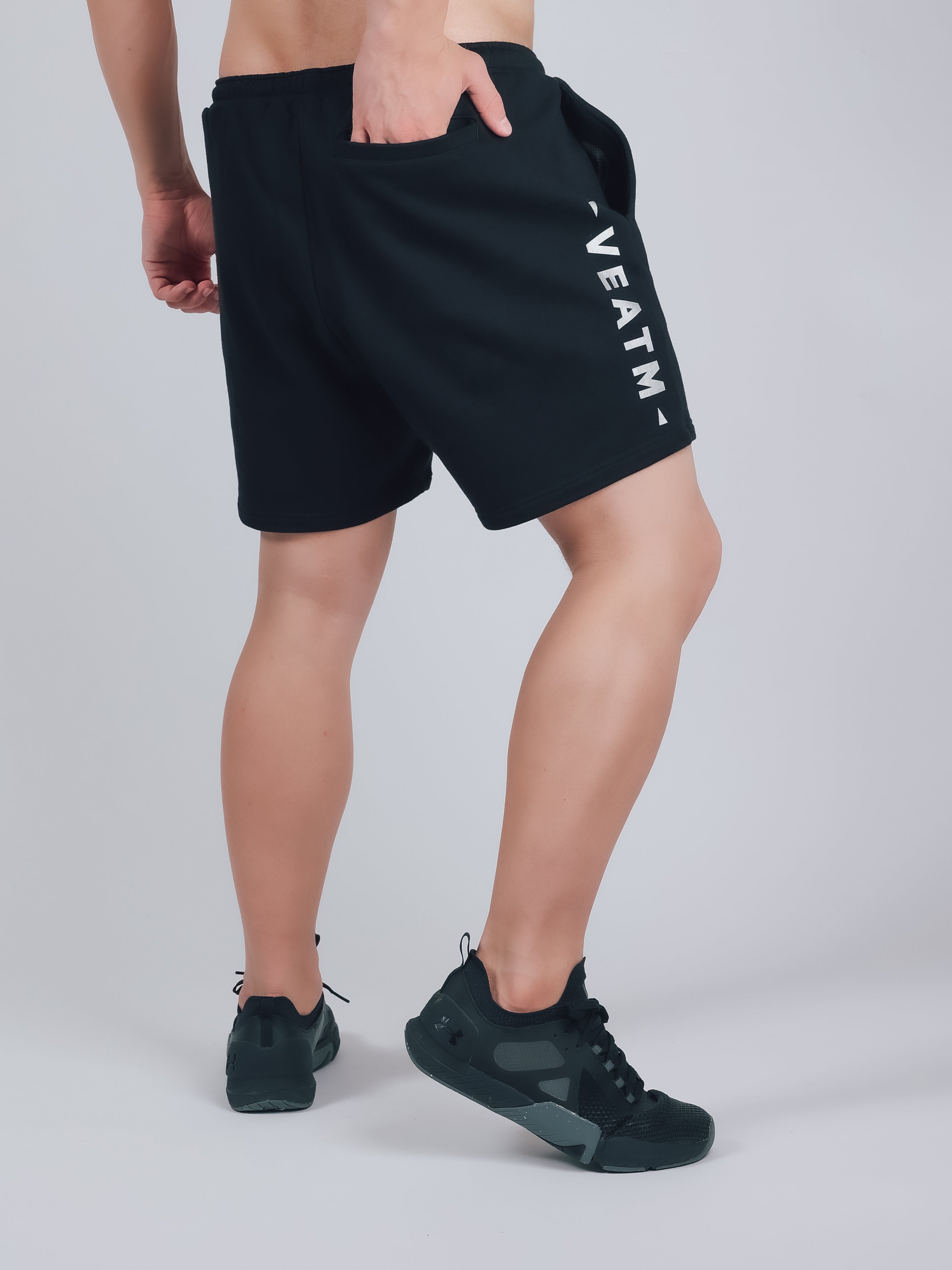 SWEAT SHORT PANTS【BLACK】