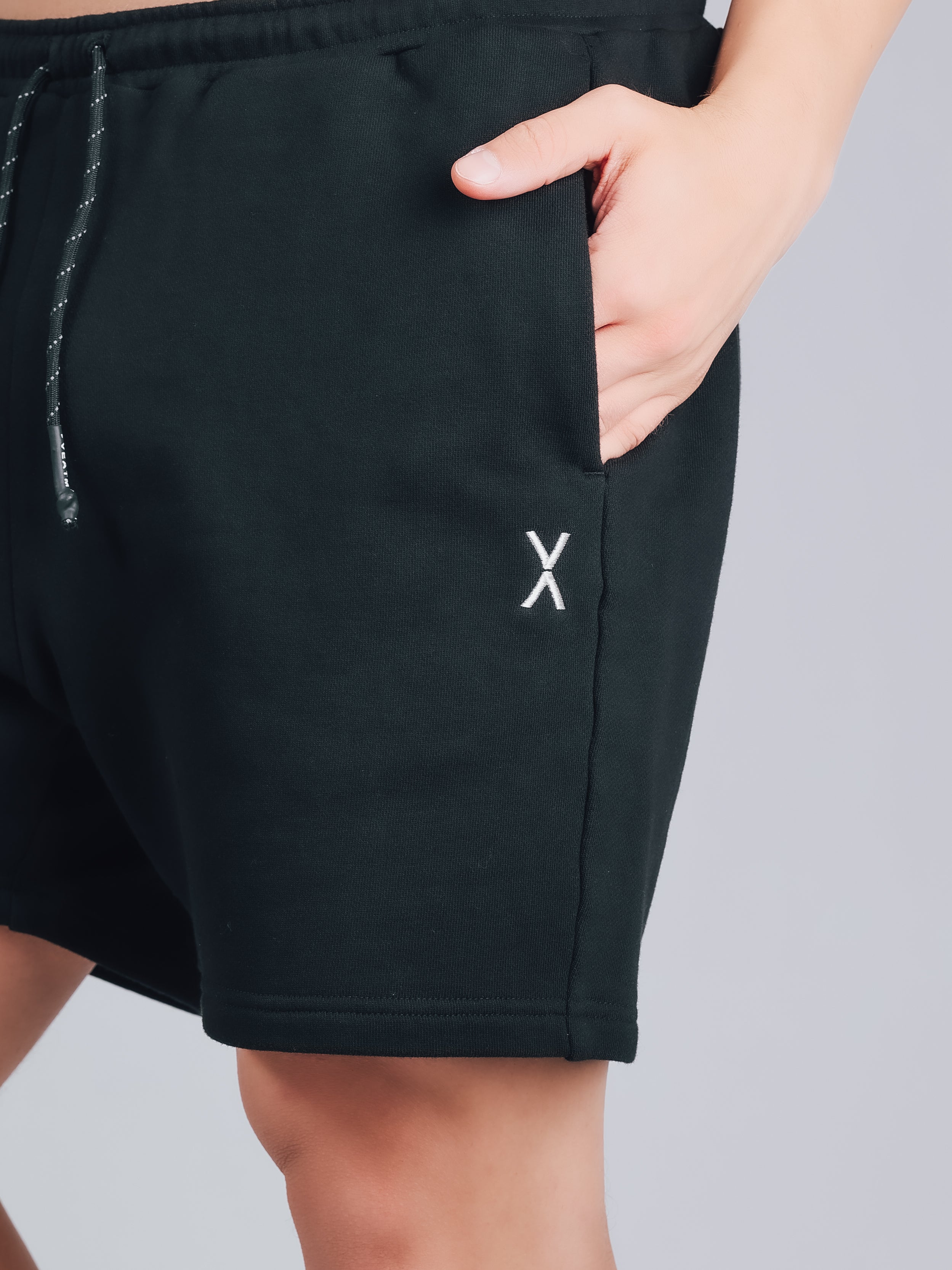 SWEAT SHORT PANTS【BLACK】