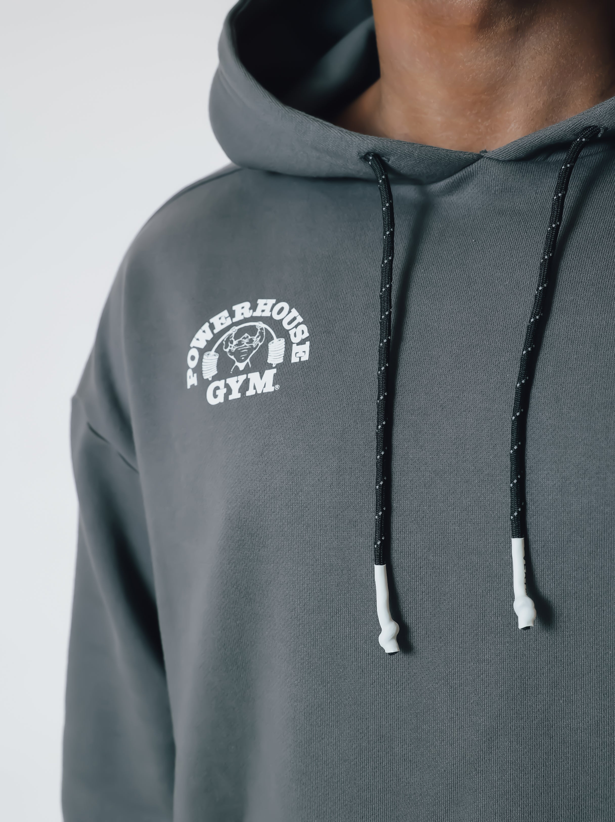 POWER HOUSE LOGO SWEAT HOODIE【CHARCOAL】