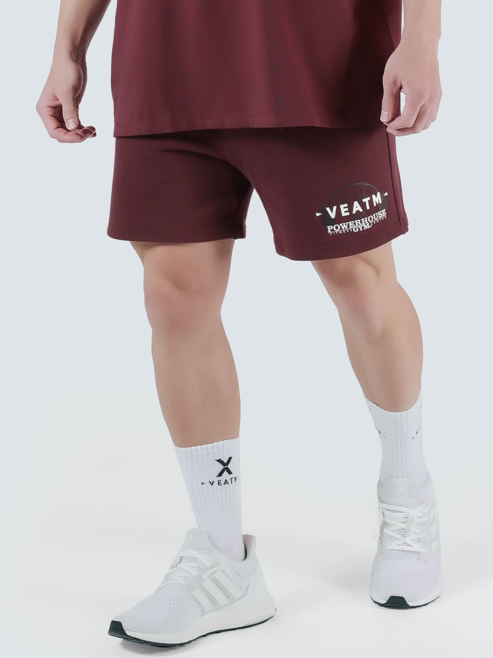 POWER HOUSE GYM LOGO SWEAT SHORT PANTS