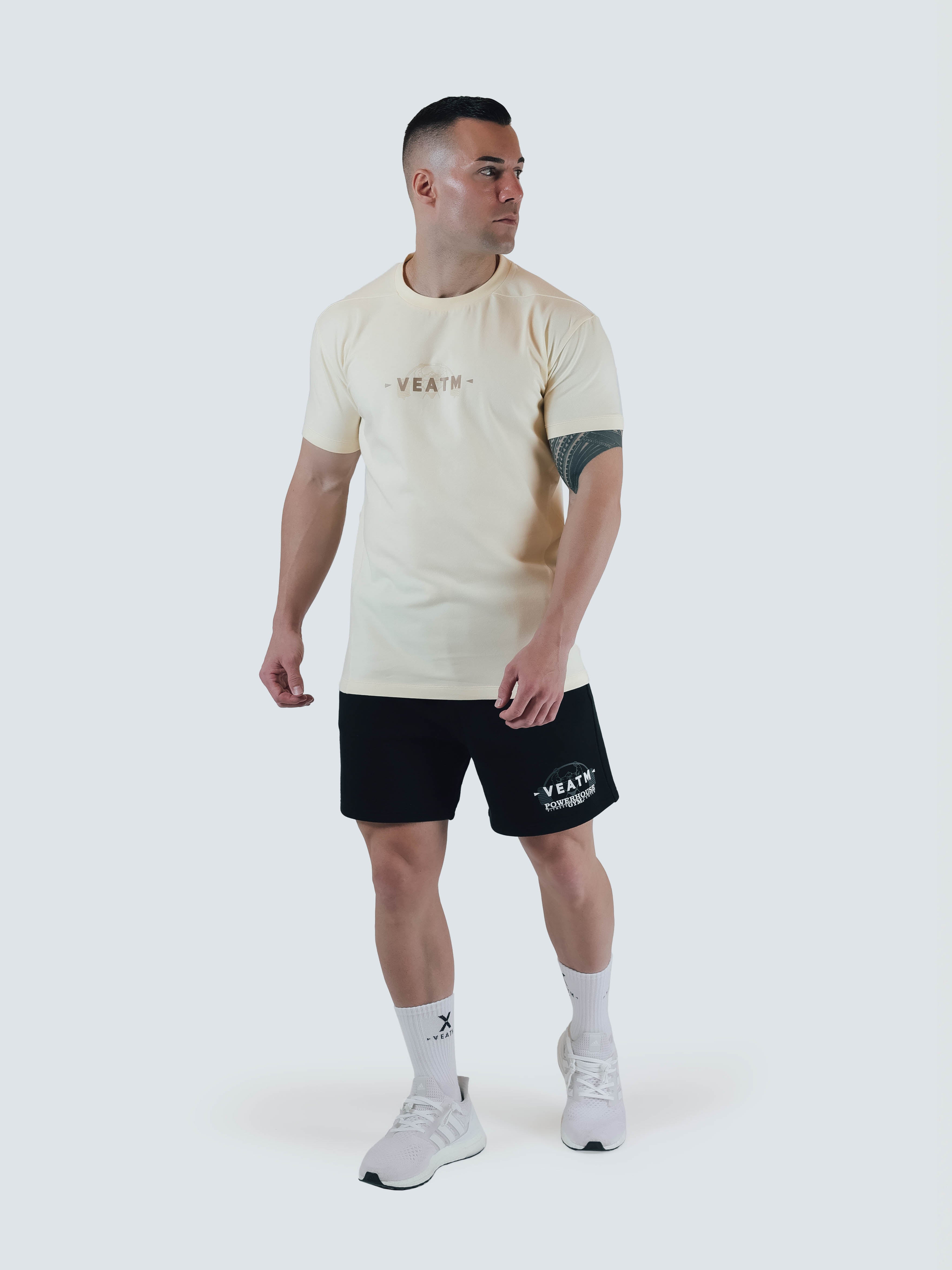 POWER HOUSE GYM LOGO SLIM T-SHIRT