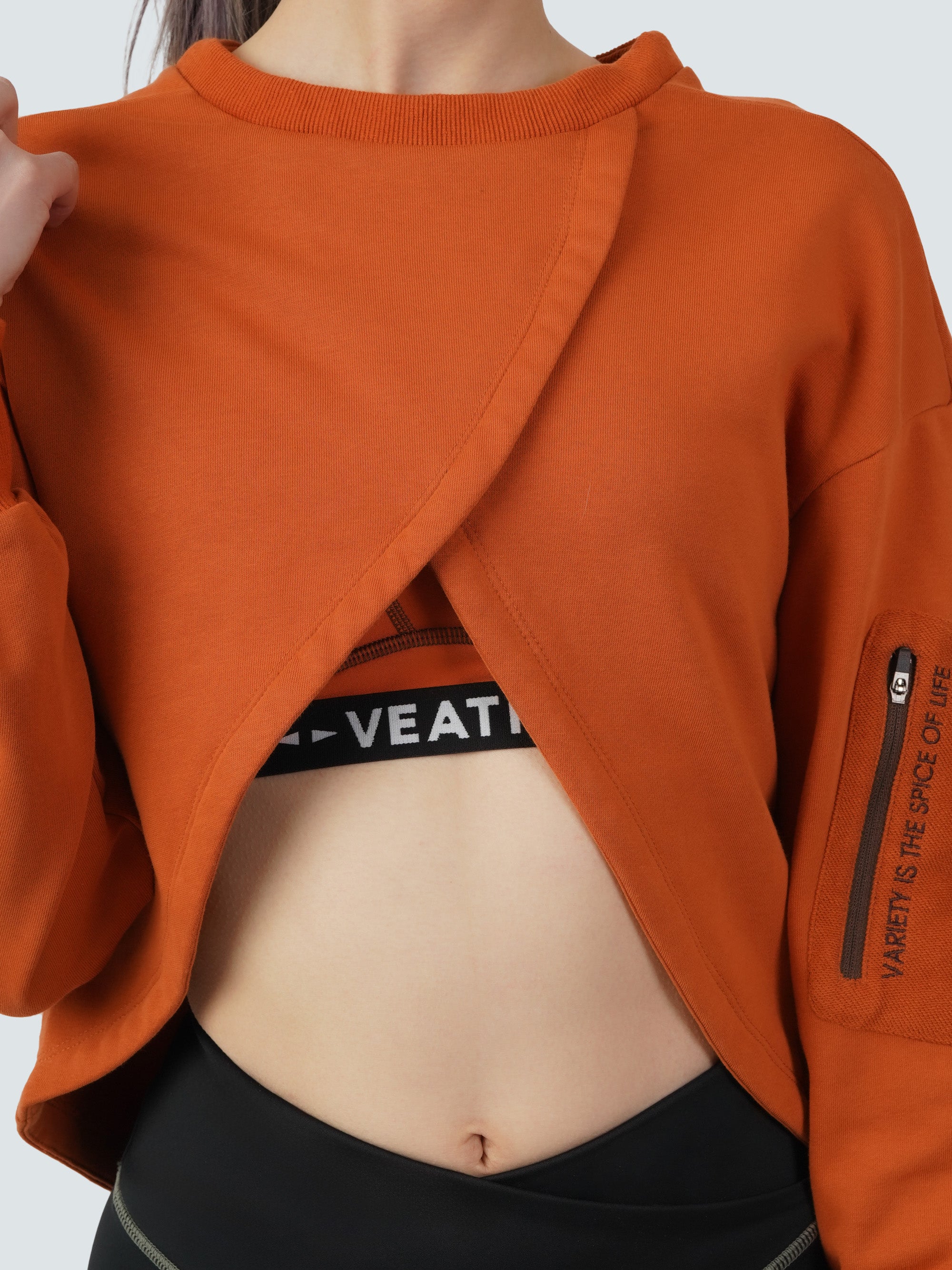 CROSS FRONT PULLOVER