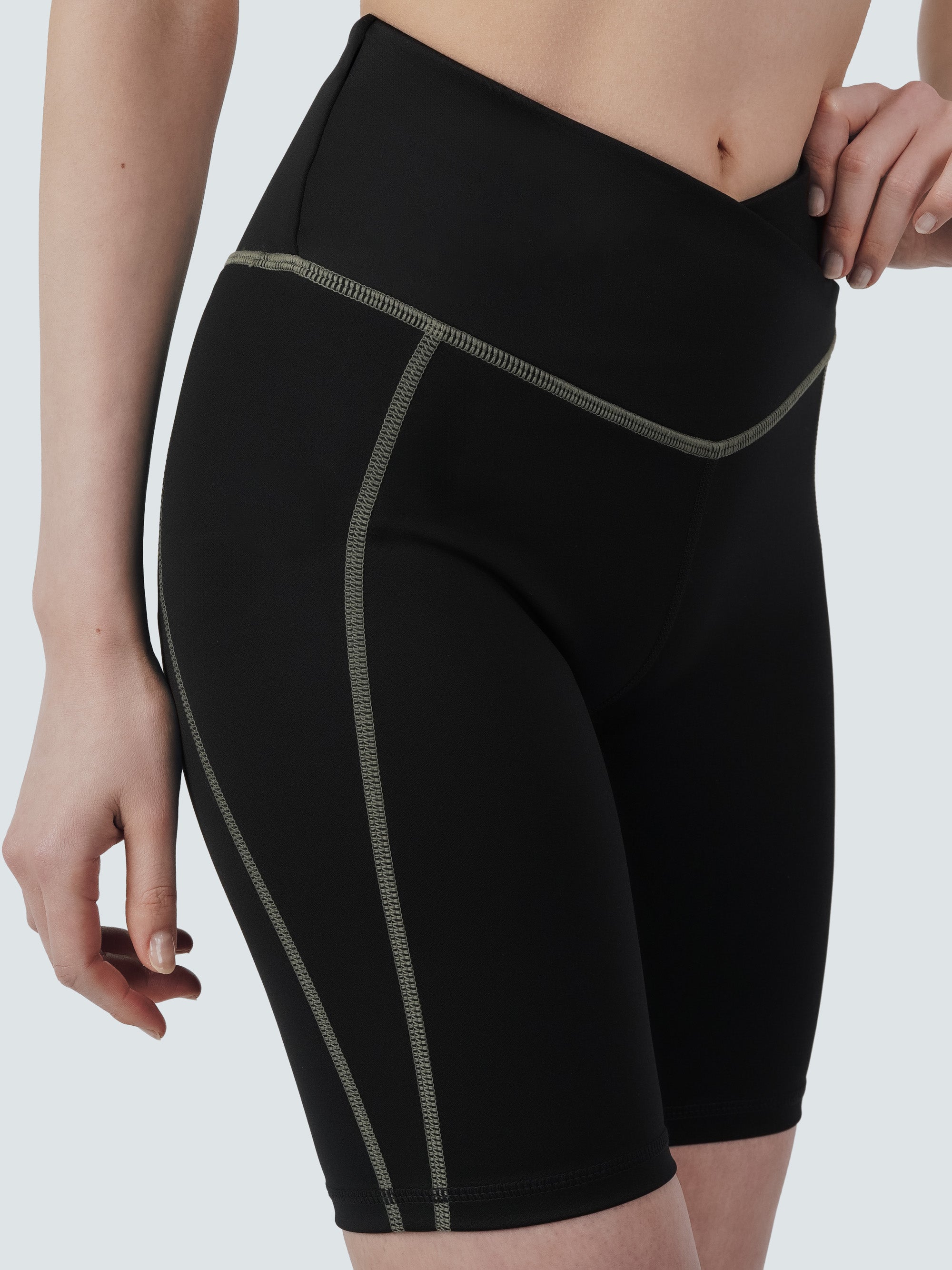 WAIST CROSS SHORT LEGGINGS