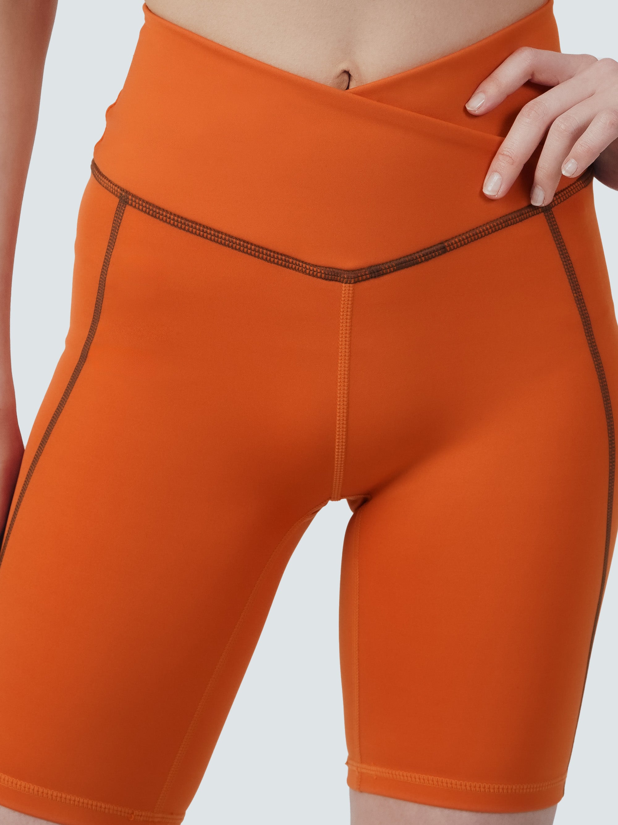 WAIST CROSS SHORT LEGGINGS