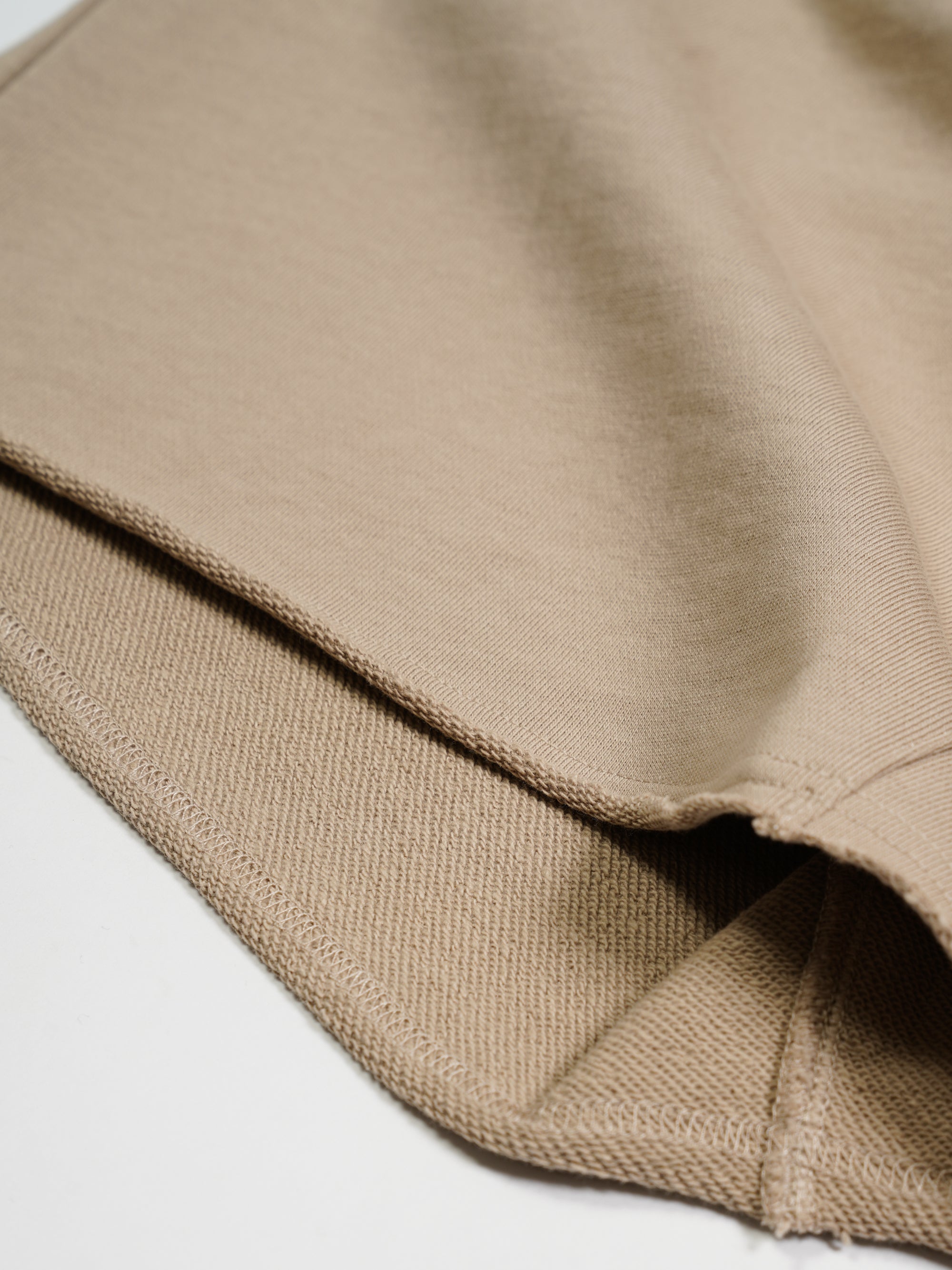 CUT-OFF SWEAT HALF PANTS