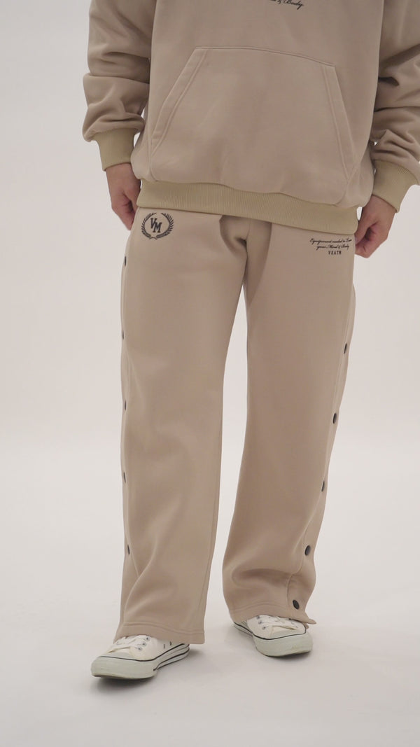 SIDE BUTTON  SWEAT PANTS