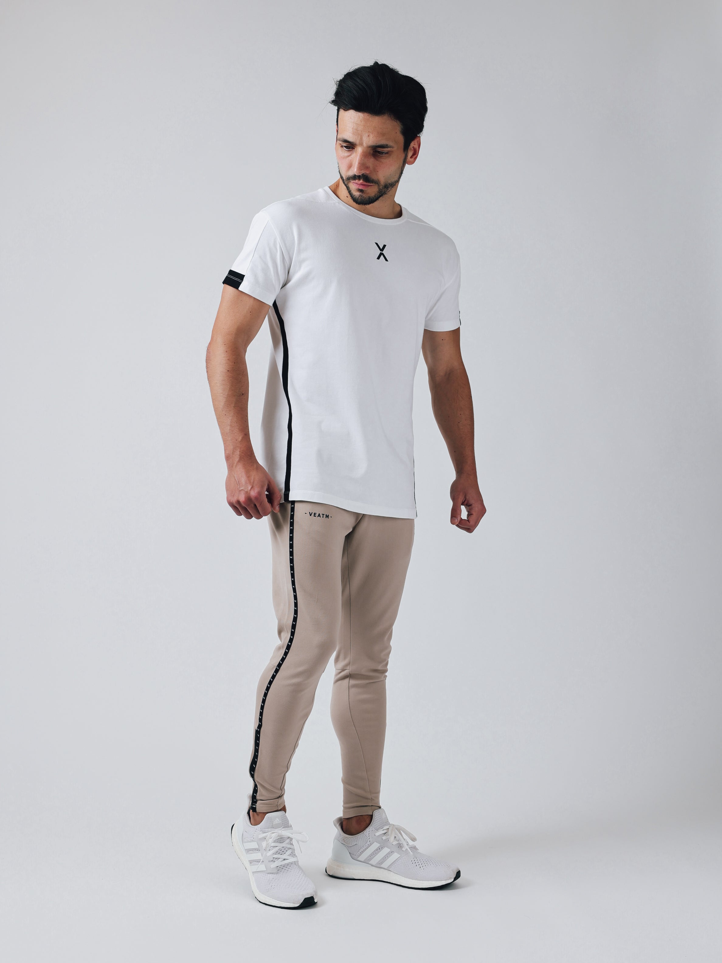 SHORT SLEEVE SLIM T-SHIRT【OFF WHITE】