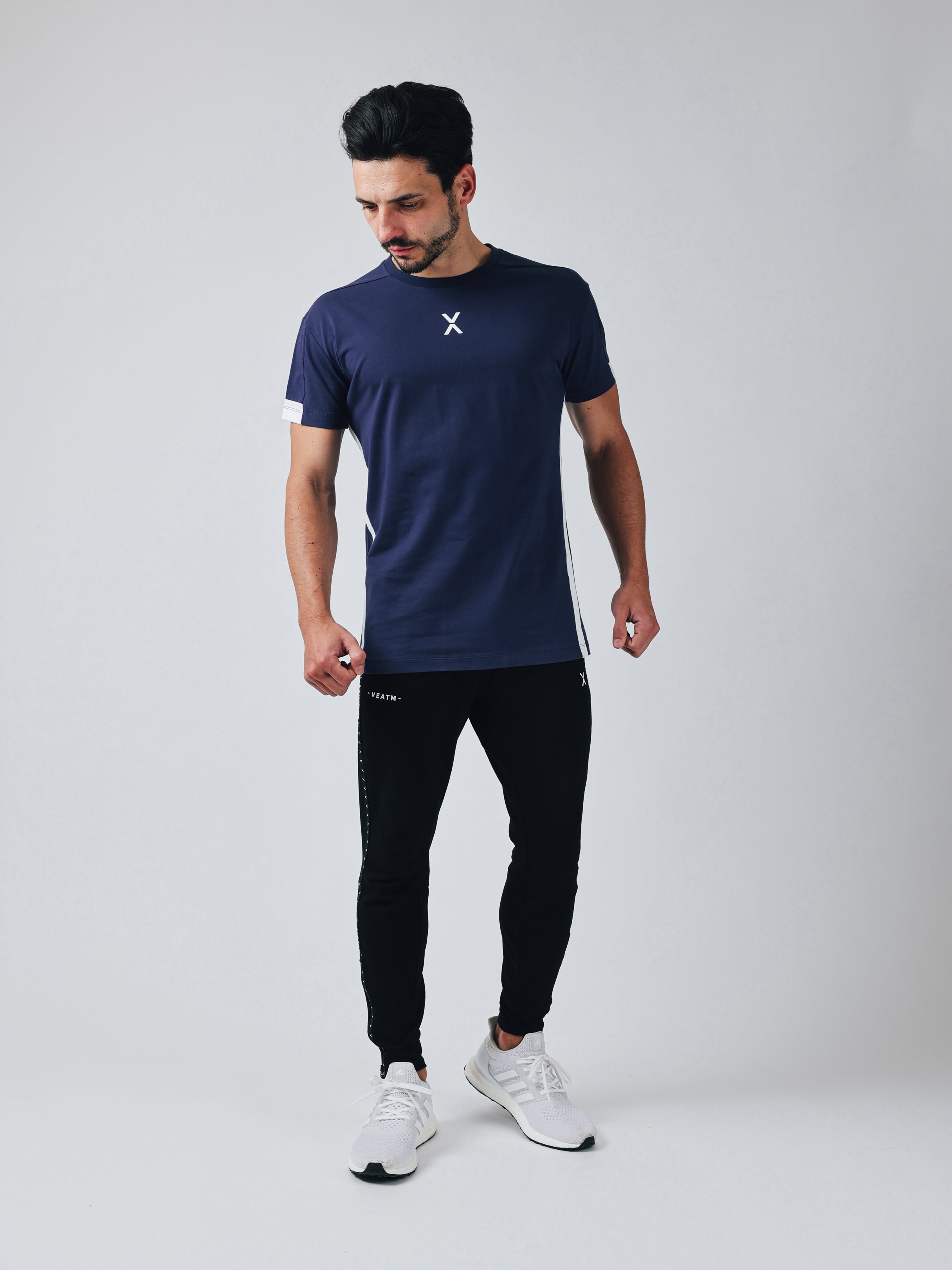 SHORT SLEEVE SLIM T-SHIRT【NAVY】