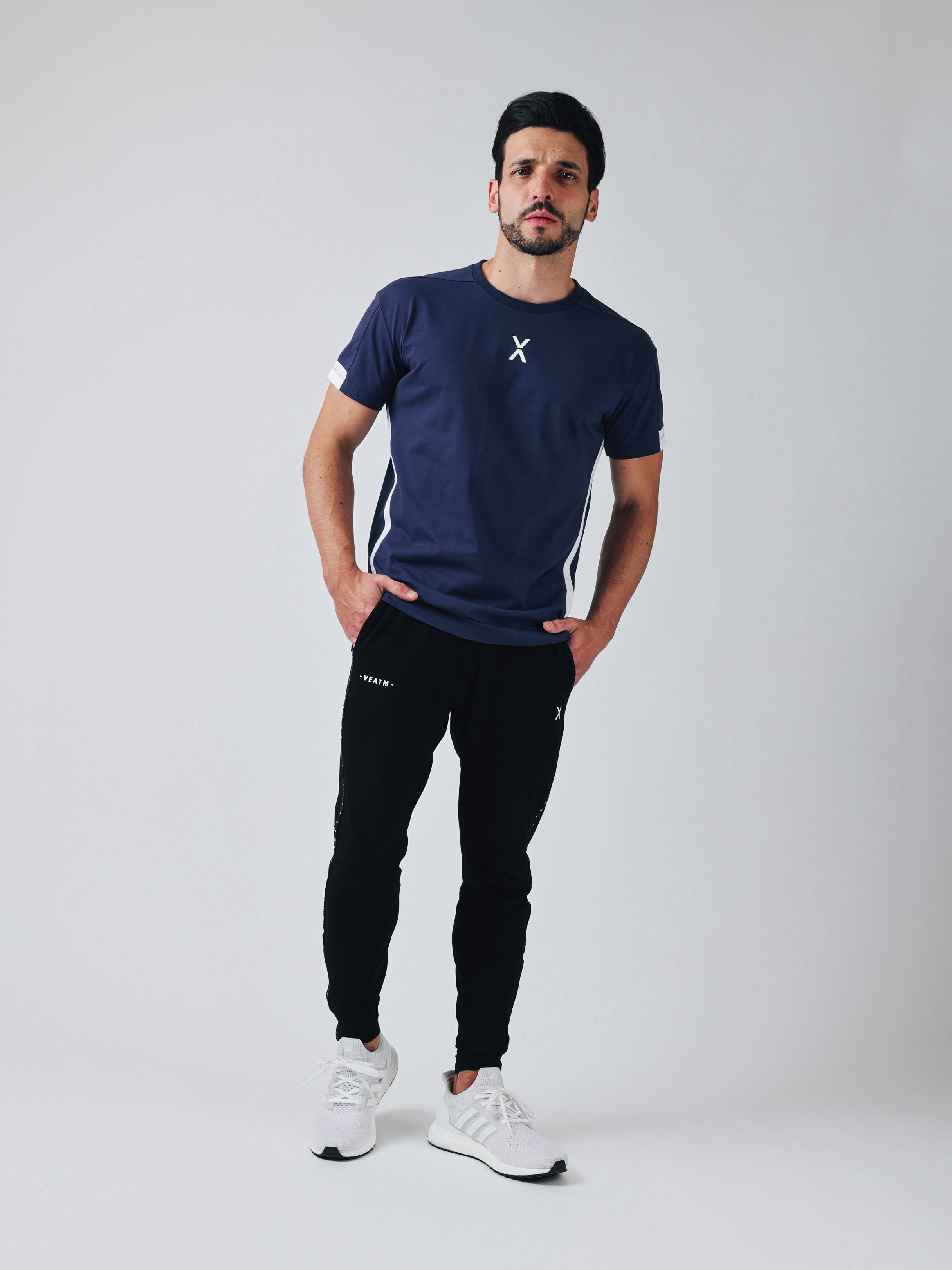 SHORT SLEEVE SLIM T-SHIRT【NAVY】