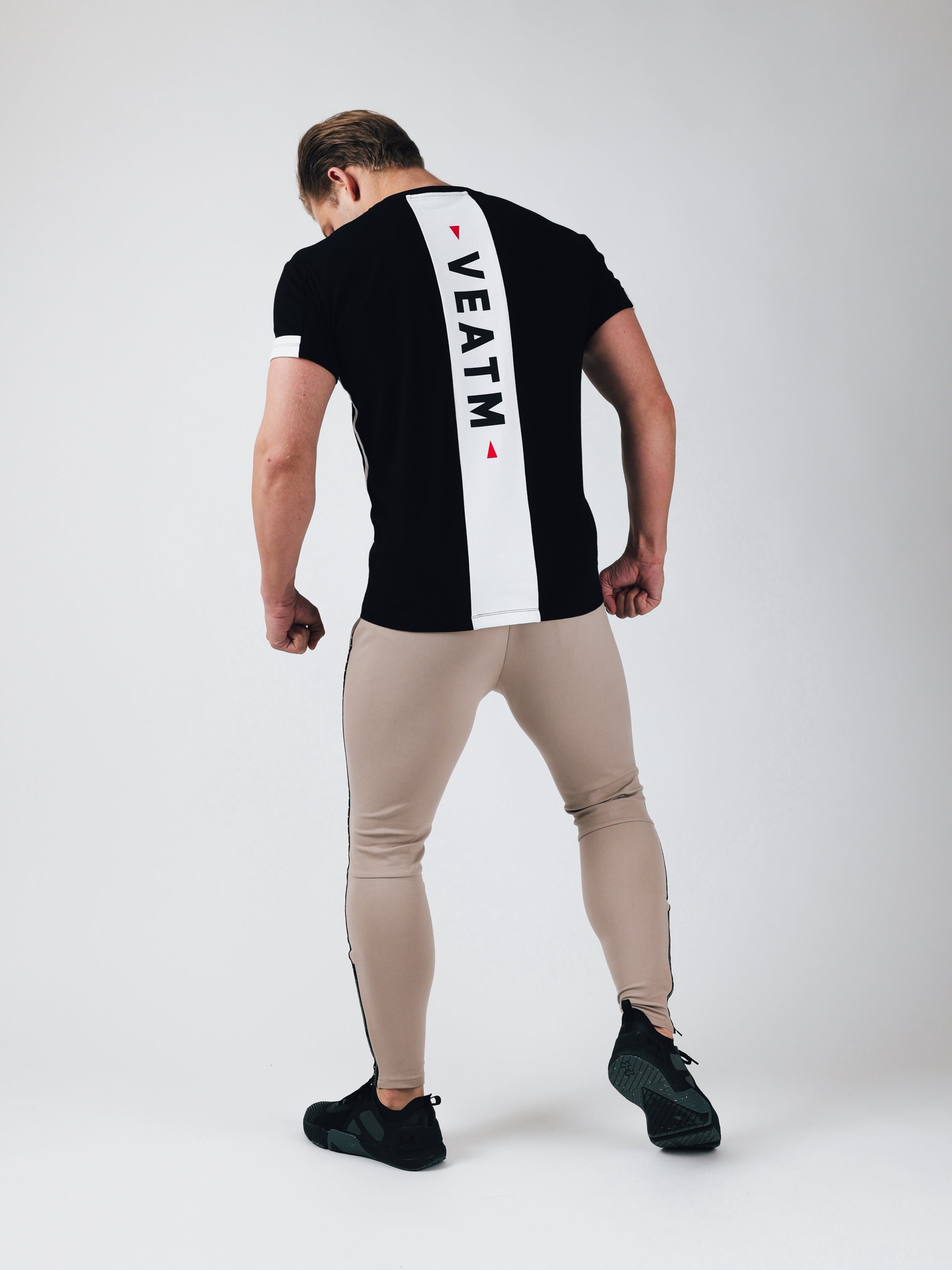 SHORT SLEEVE SLIM T-SHIRT【BLACK】