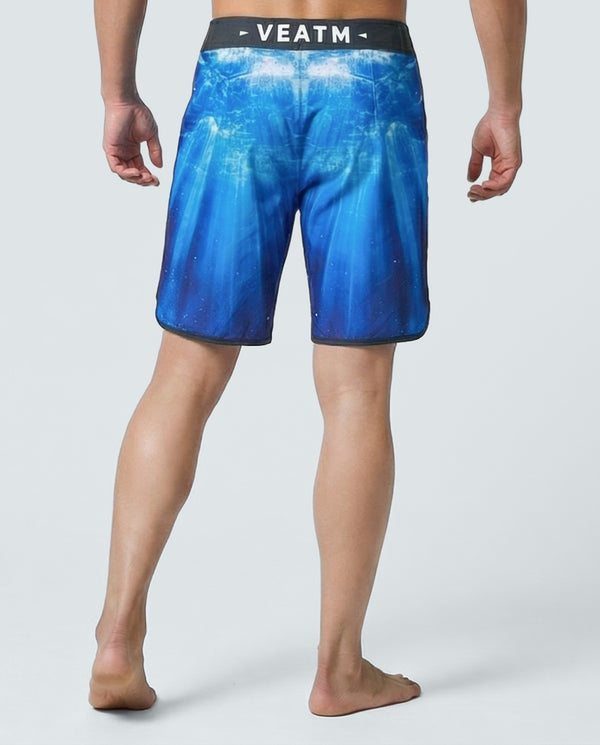 UNDER WATER BEAMS GRAPHIC SURF SHORTS