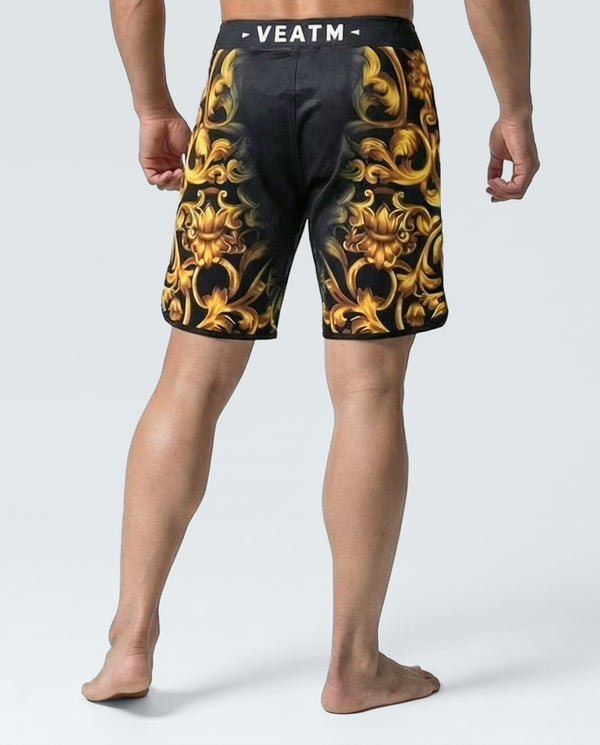 BAROQUE GRAPHIC SURF SHORTS