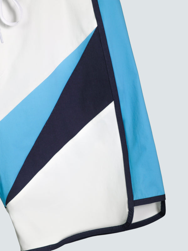 DIAGONAL LINE SURF SHORTS