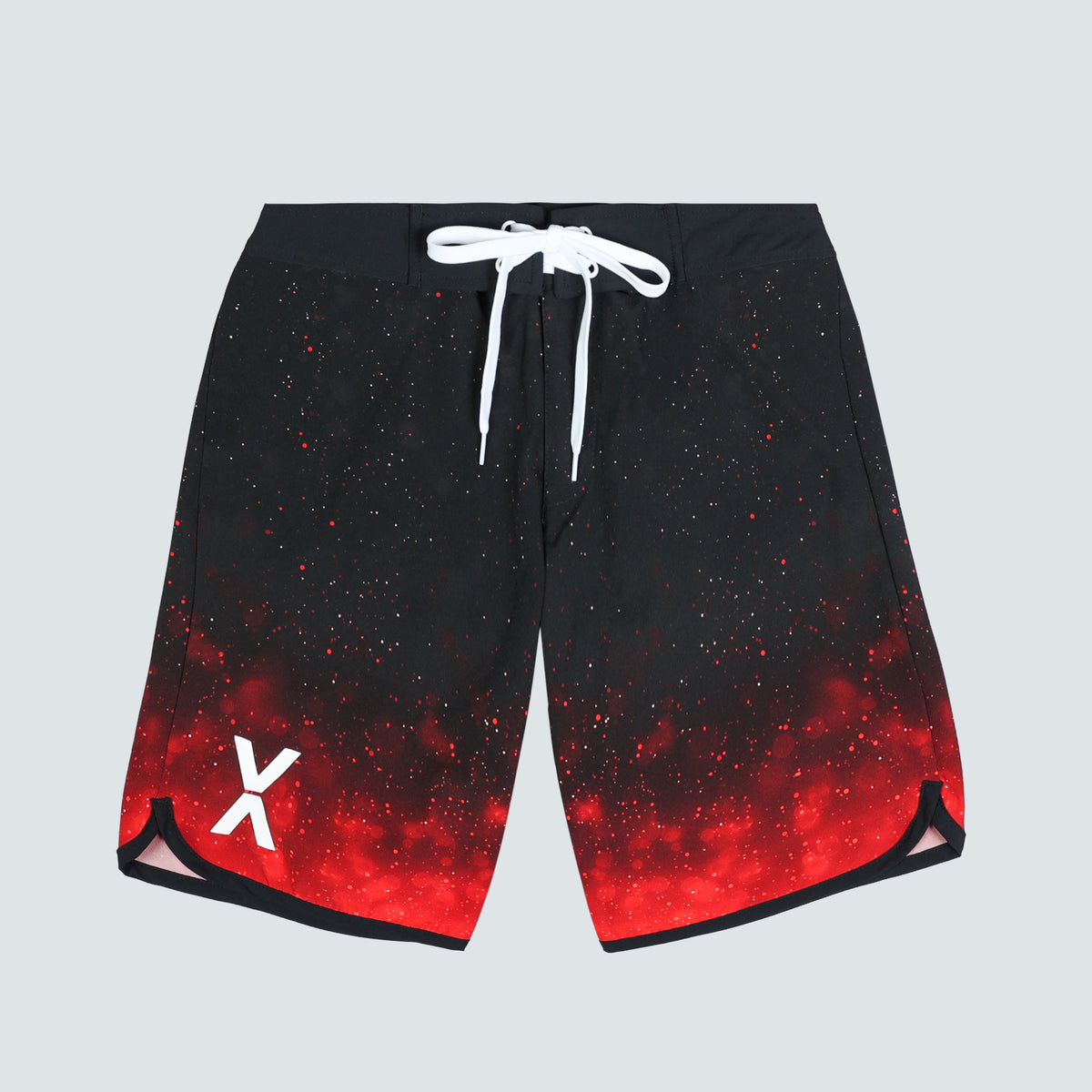 【さぼてん】VEATM サーフショーツLサイズ【RED】 SPARK GRAPHIC SURF SHORTS