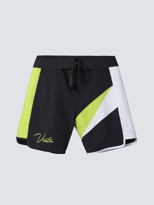 DIAGONAL LINE SURF SHORTS