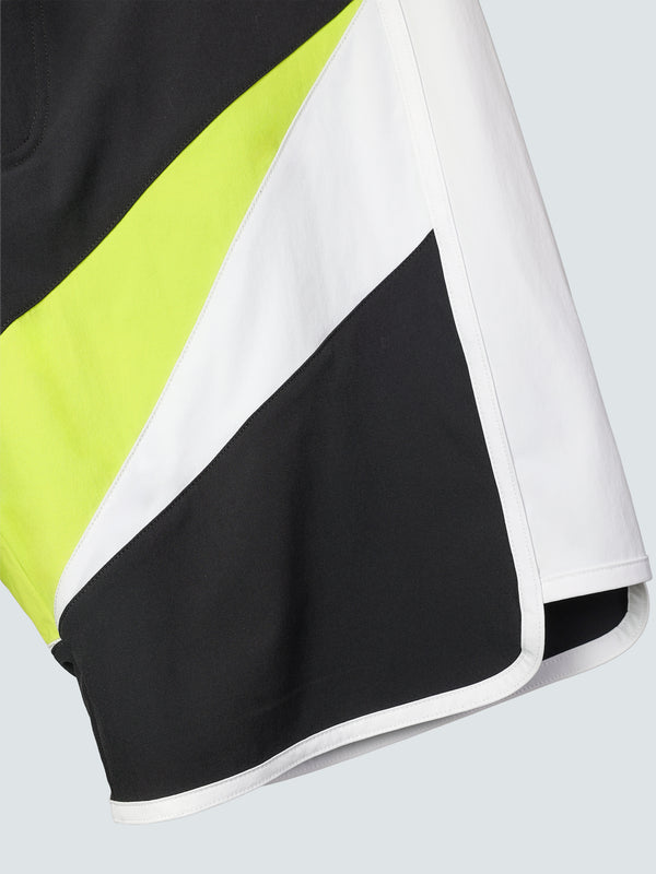 DIAGONAL LINE SURF SHORTS