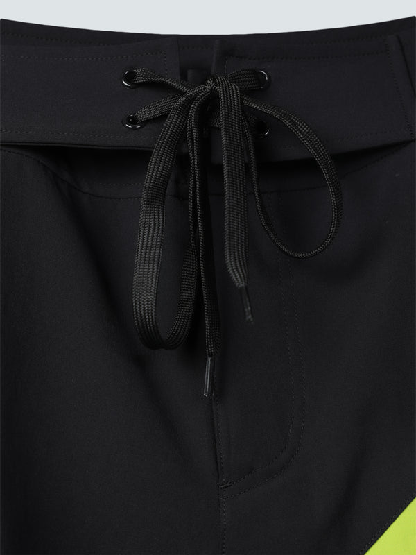 DIAGONAL LINE SURF SHORTS
