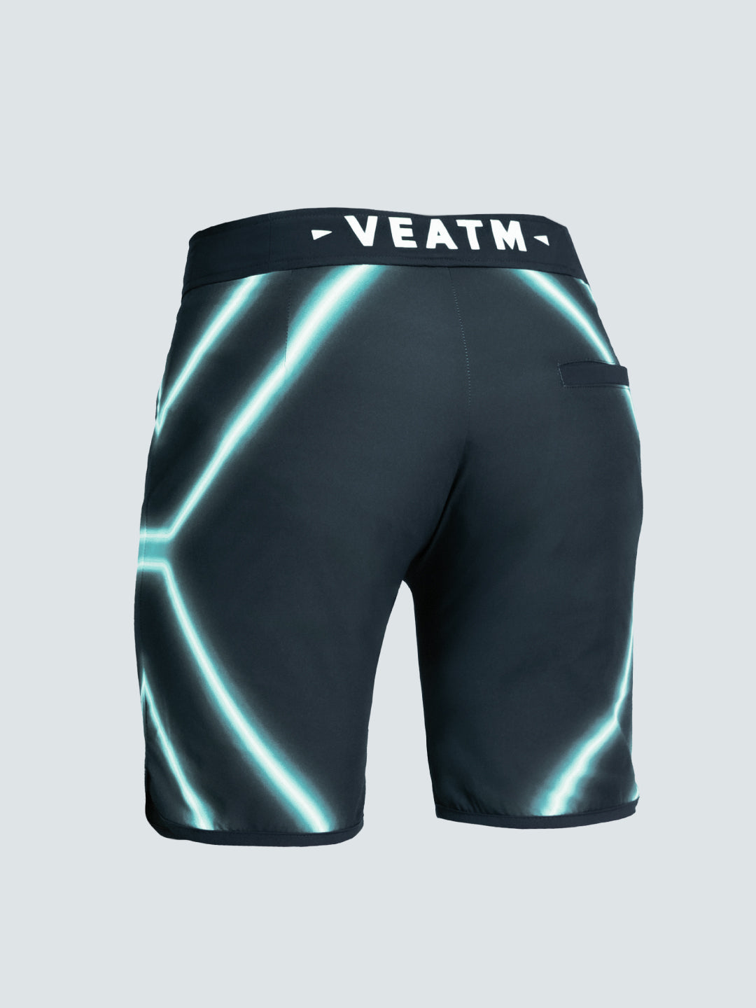 NEON GRAPHIC SURF SHORTS