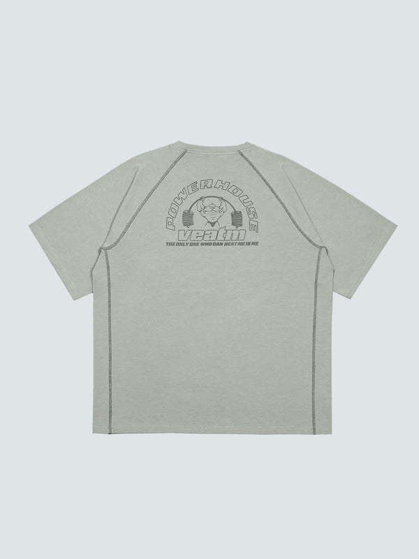 POWER HOUSE GYM×VEATM BIG T-SHIRT