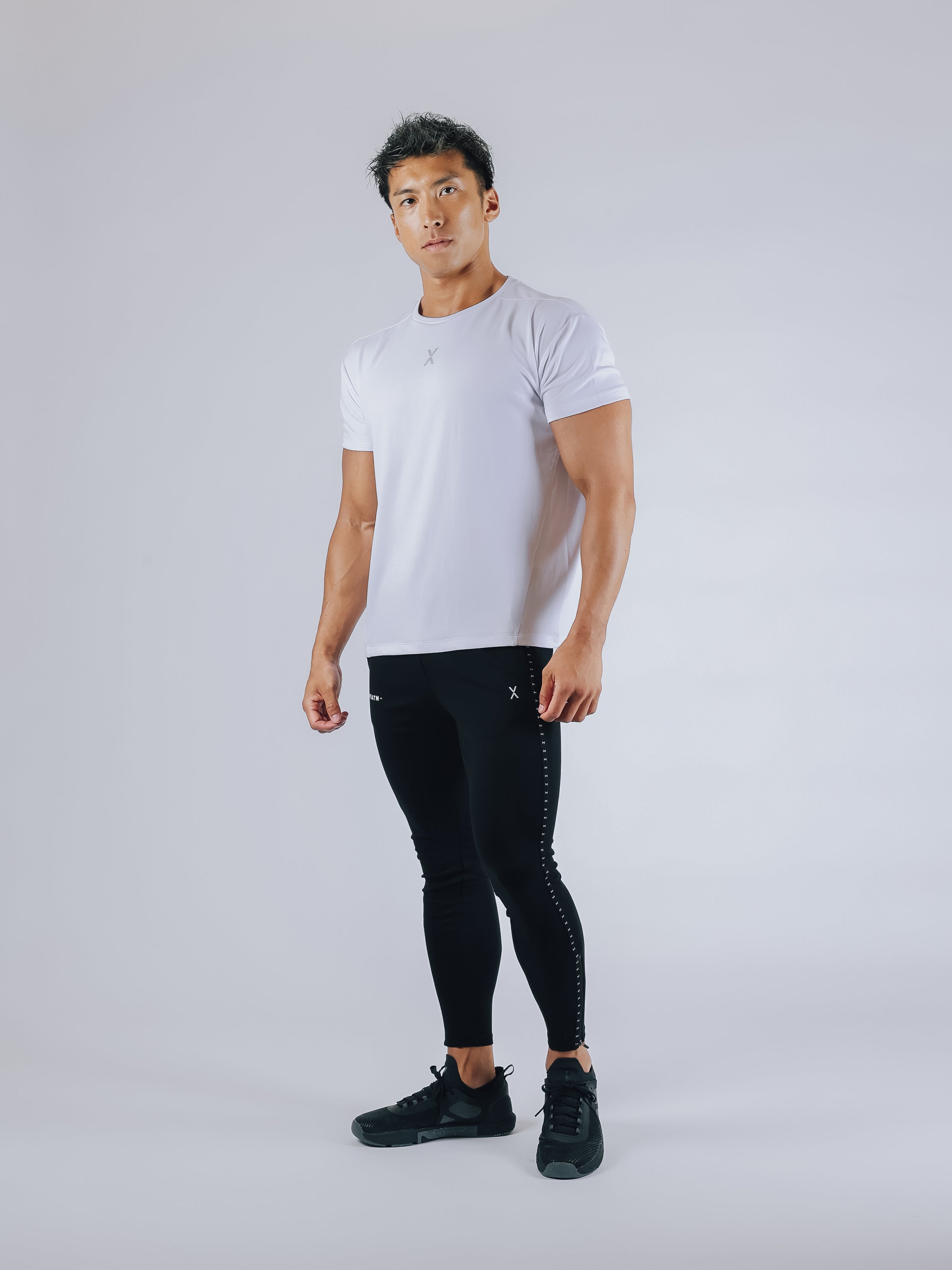 SHORT SLEEVE SLIM DRY T-SHIRT【OFF WHITE】