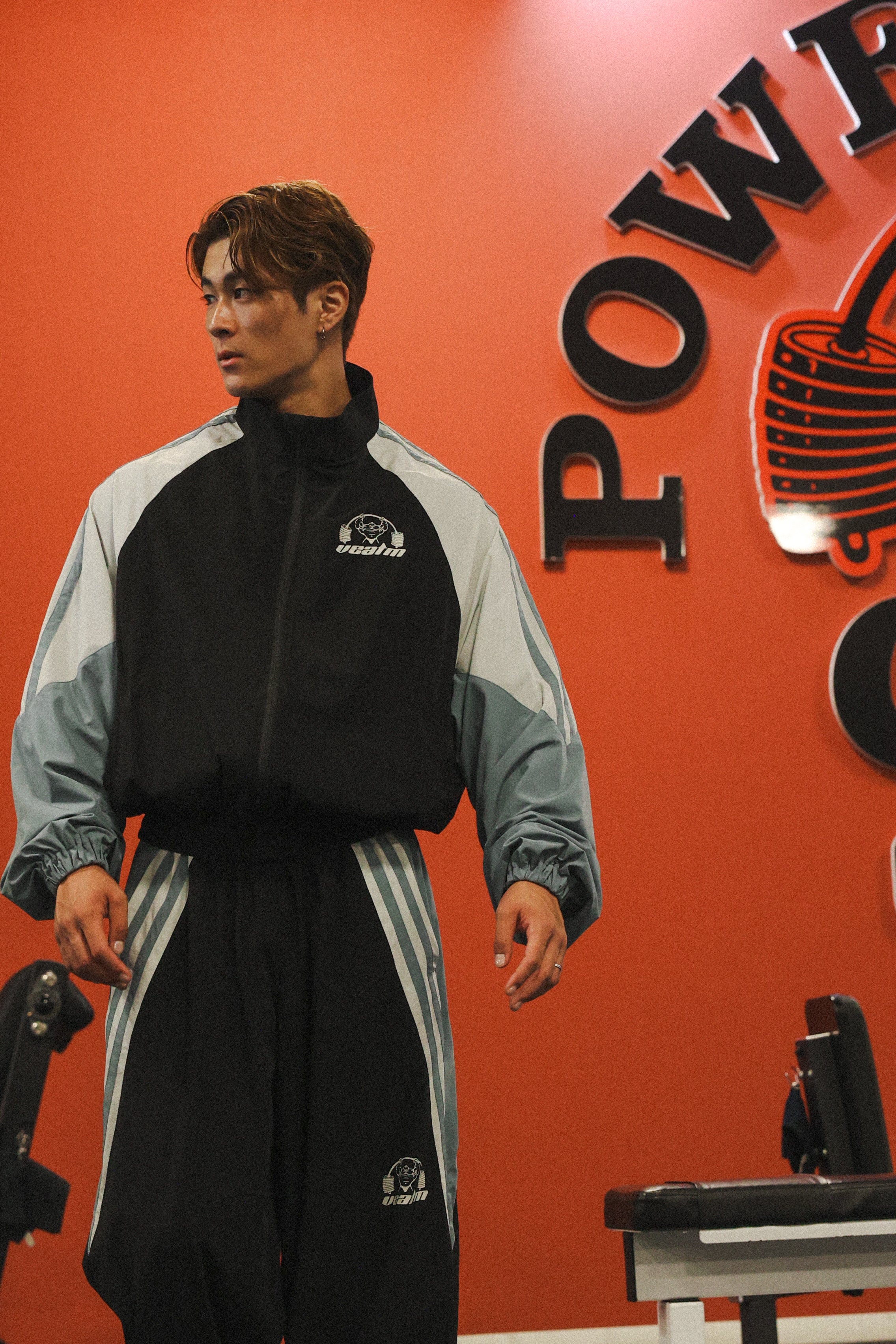 POWER HOUSE GYM×VEATM WOVEN BLOUSON