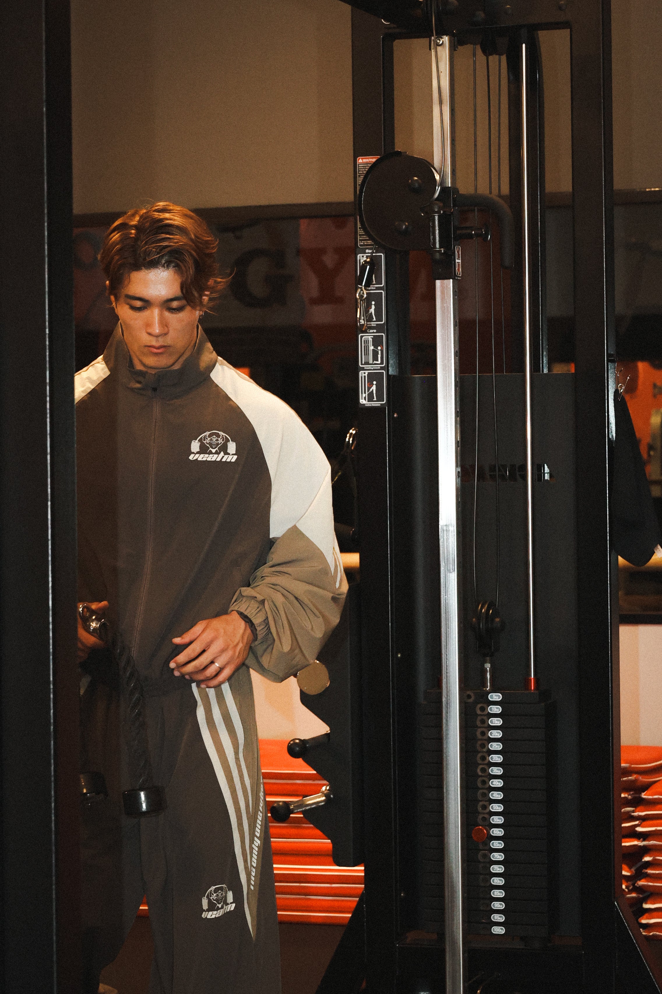 POWER HOUSE GYM×VEATM WOVEN BLOUSON