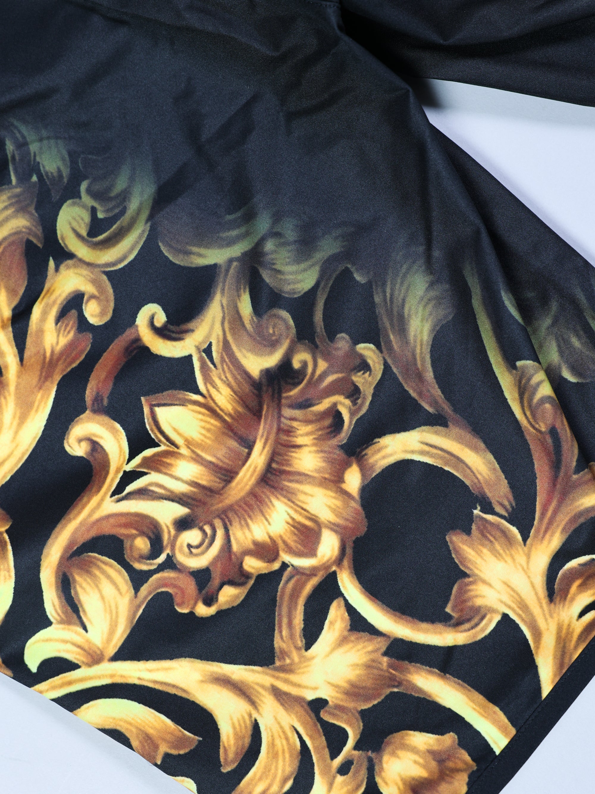 BAROQUE GRAPHIC SURF SHORTS