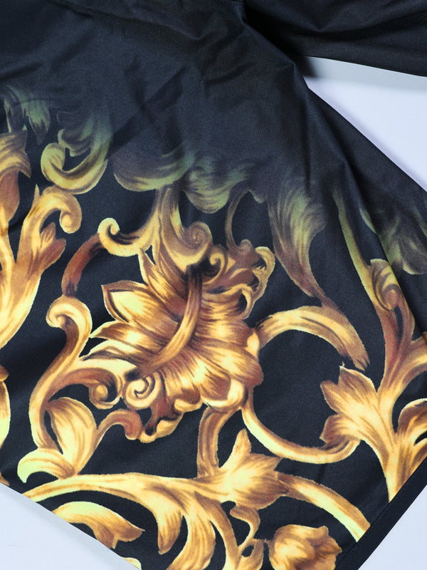 BAROQUE GRAPHIC SURF SHORTS