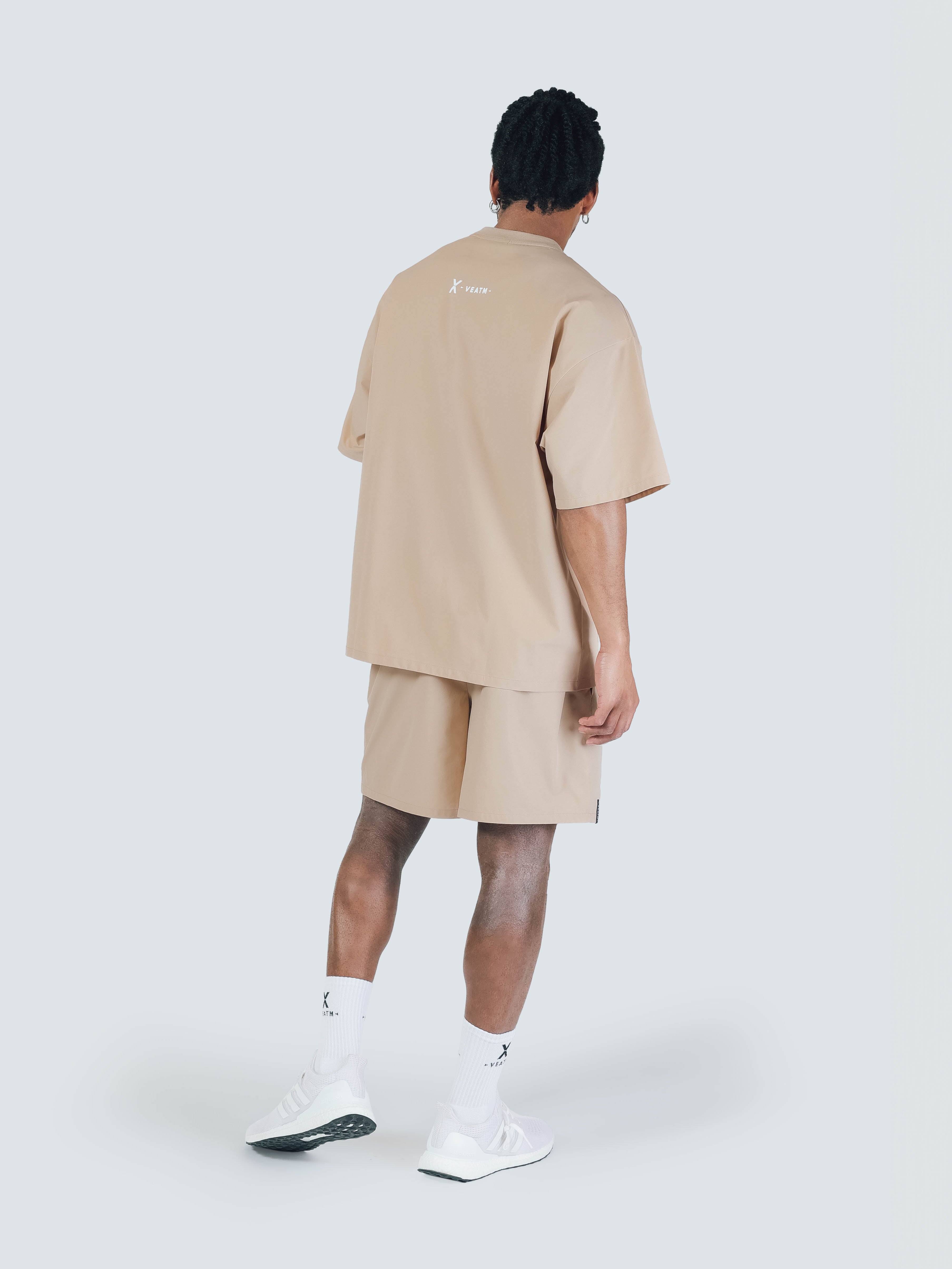 SHORT SLEEVE WOVEN BIG T-SHIRT