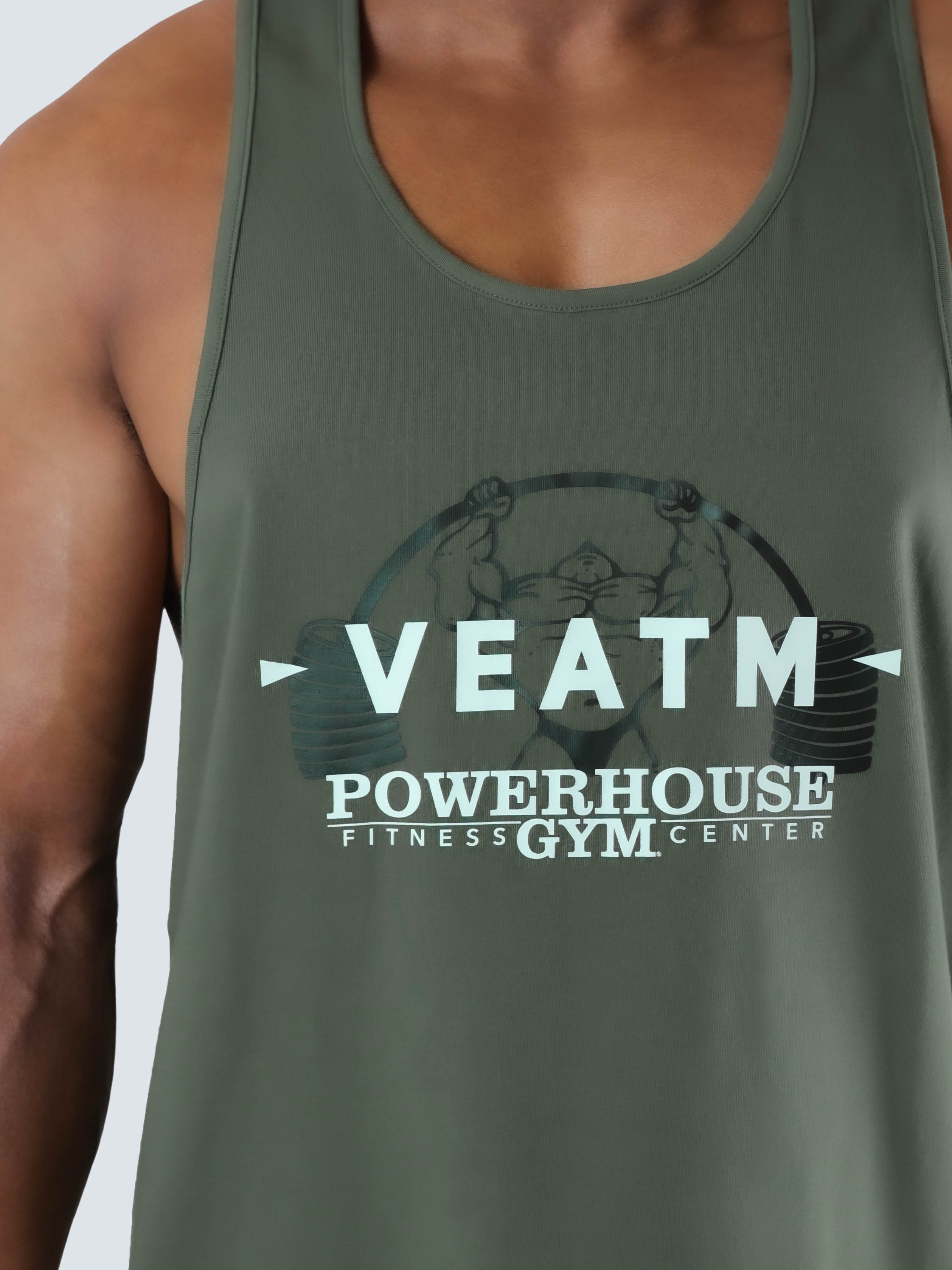 POWER HOUSE GYM LOGO YBACK TANK TOP