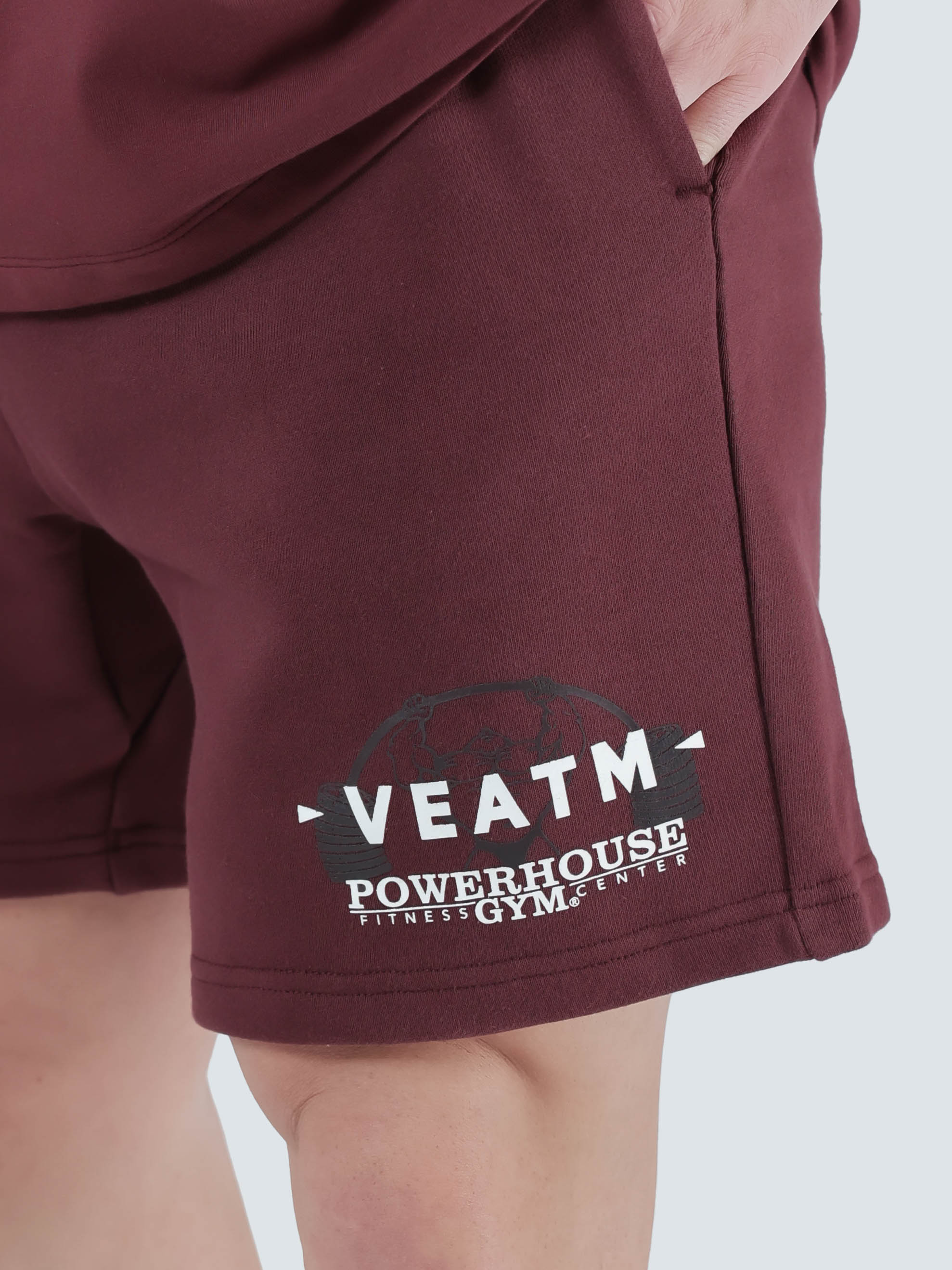 POWER HOUSE GYM LOGO SWEAT SHORT PANTS