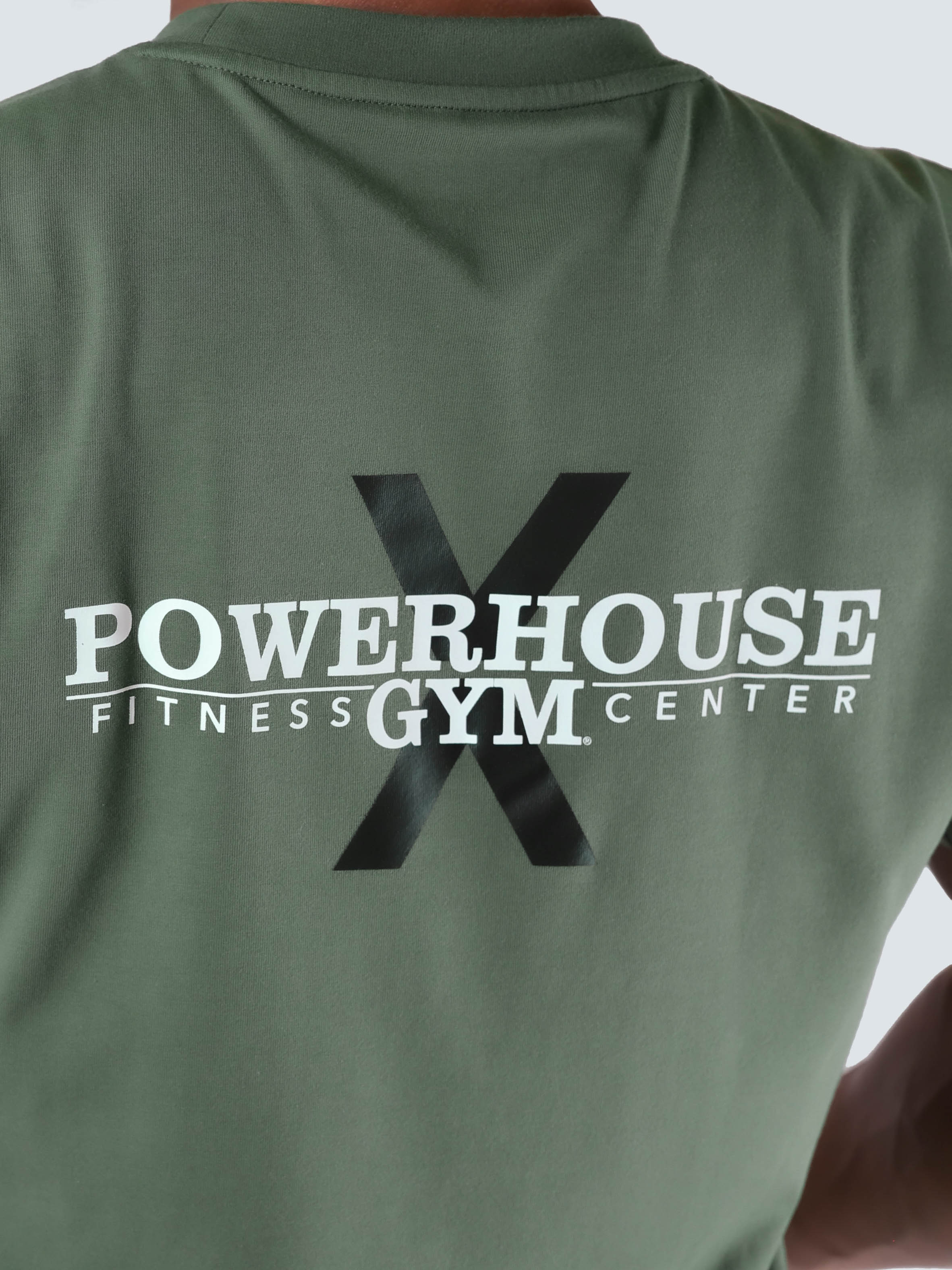 POWER HOUSE GYM LOGO SLIM T-SHIRT