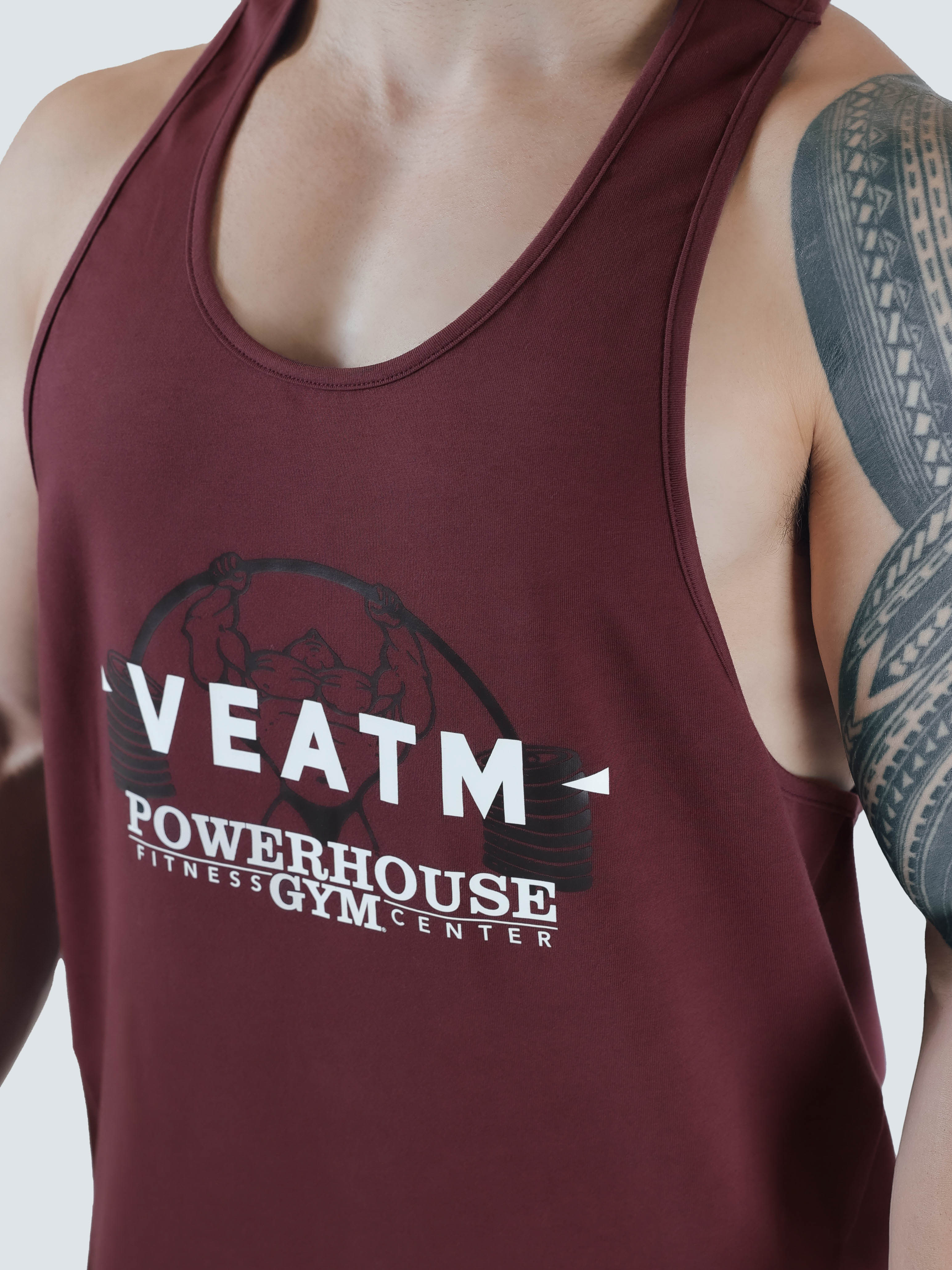 POWER HOUSE GYM LOGO YBACK TANK TOP