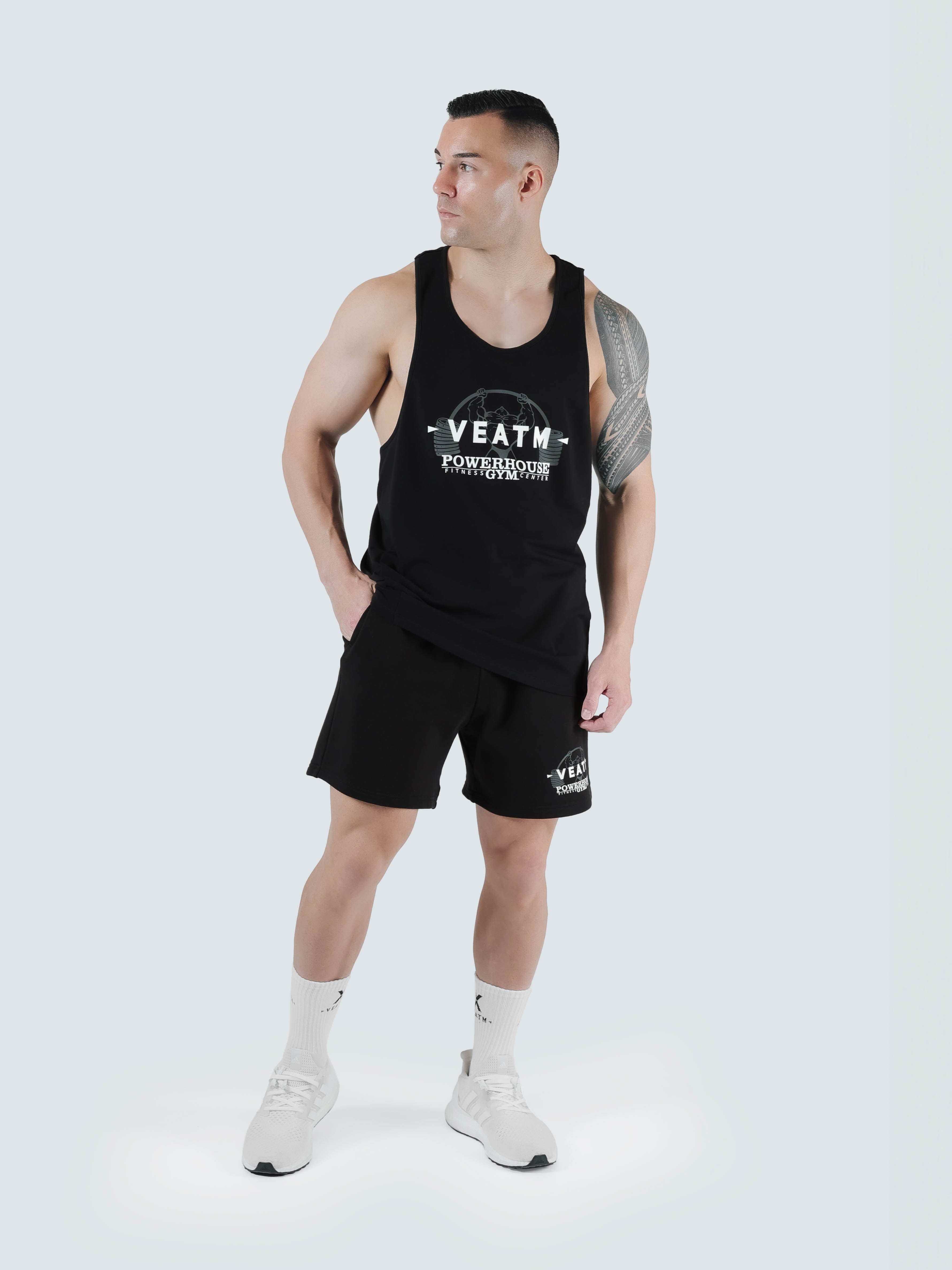 POWER HOUSE GYM LOGO YBACK TANK TOP