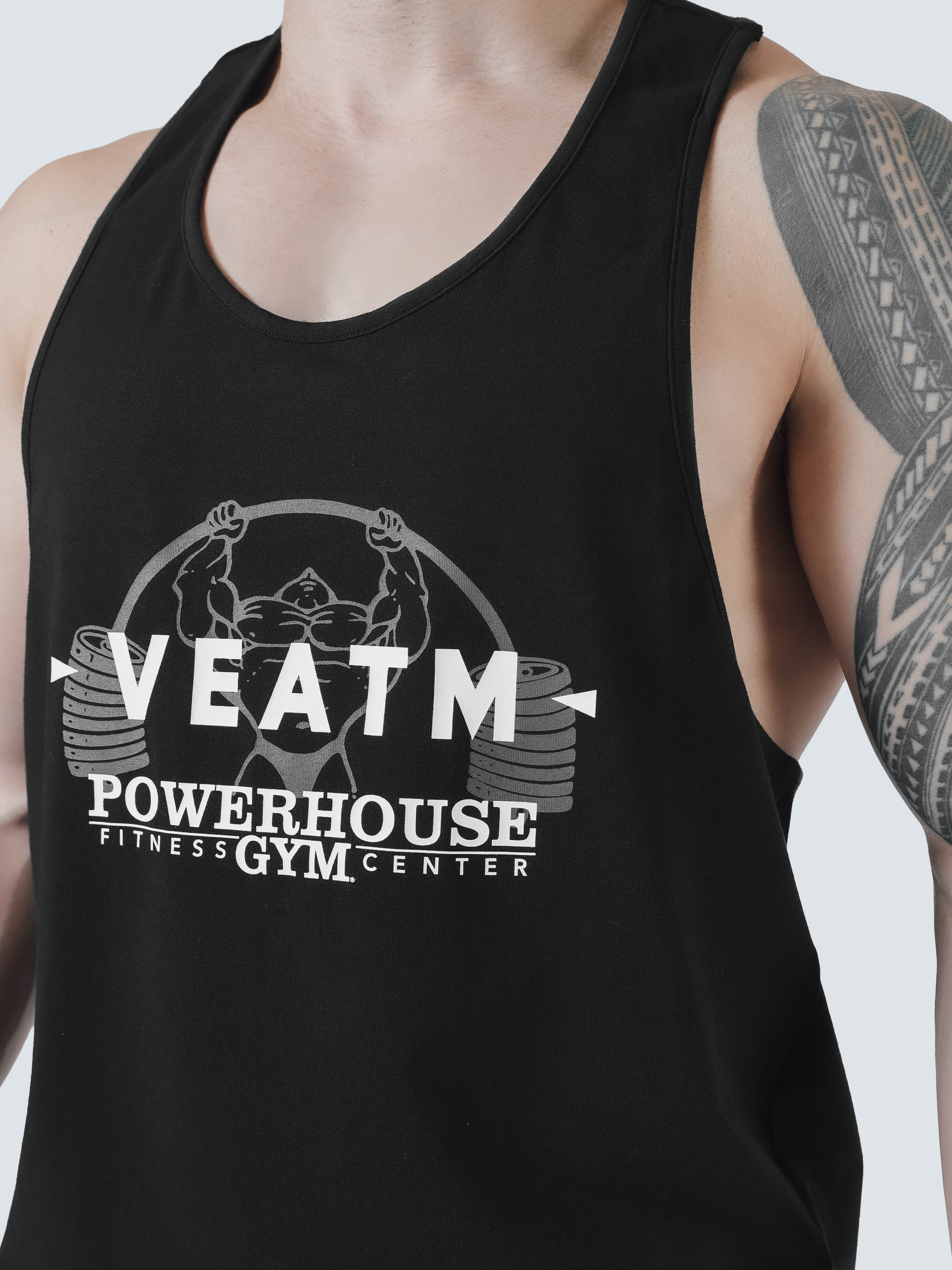 POWER HOUSE GYM LOGO YBACK TANK TOP