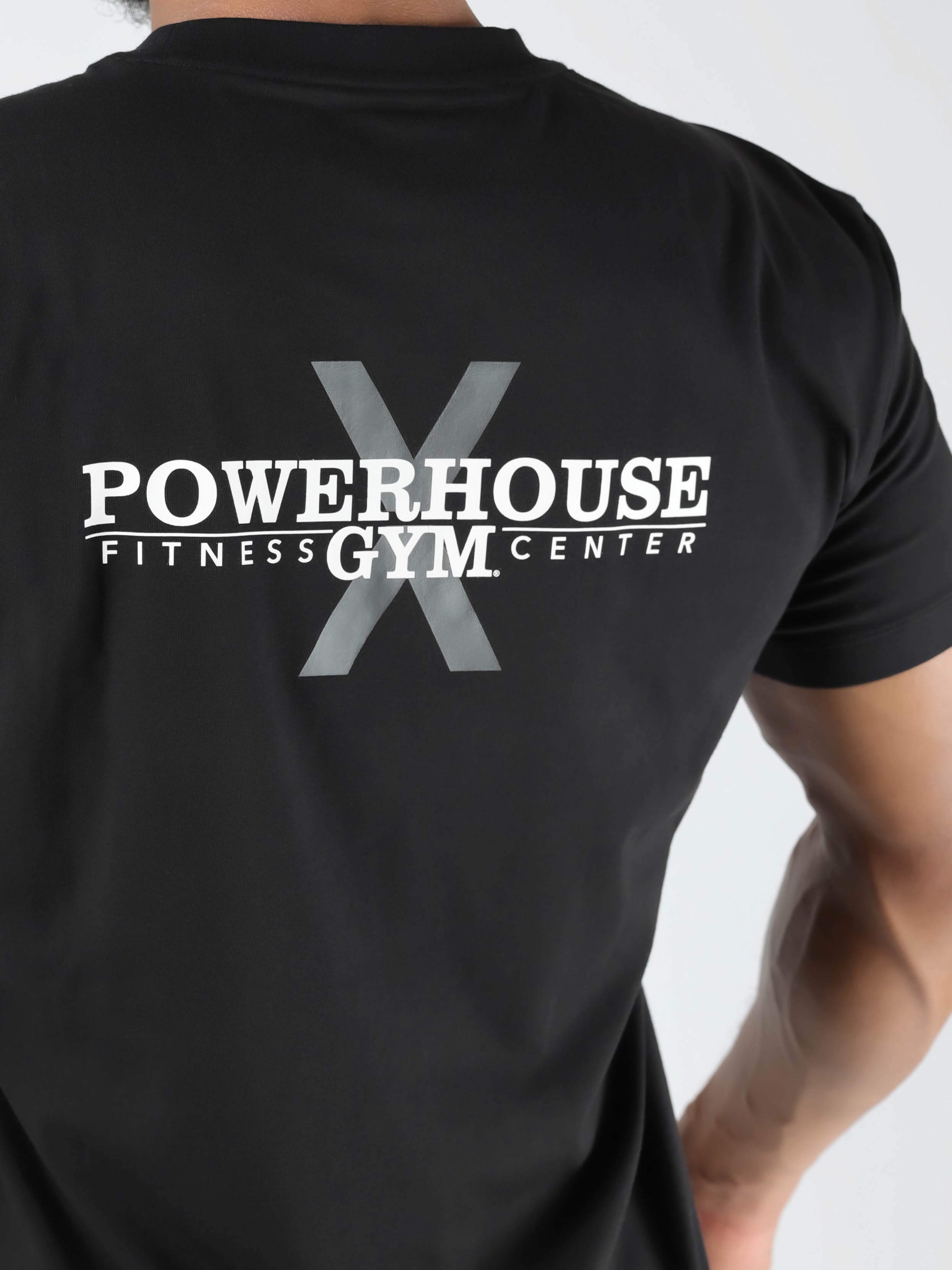 POWER HOUSE GYM LOGO SLIM T-SHIRT