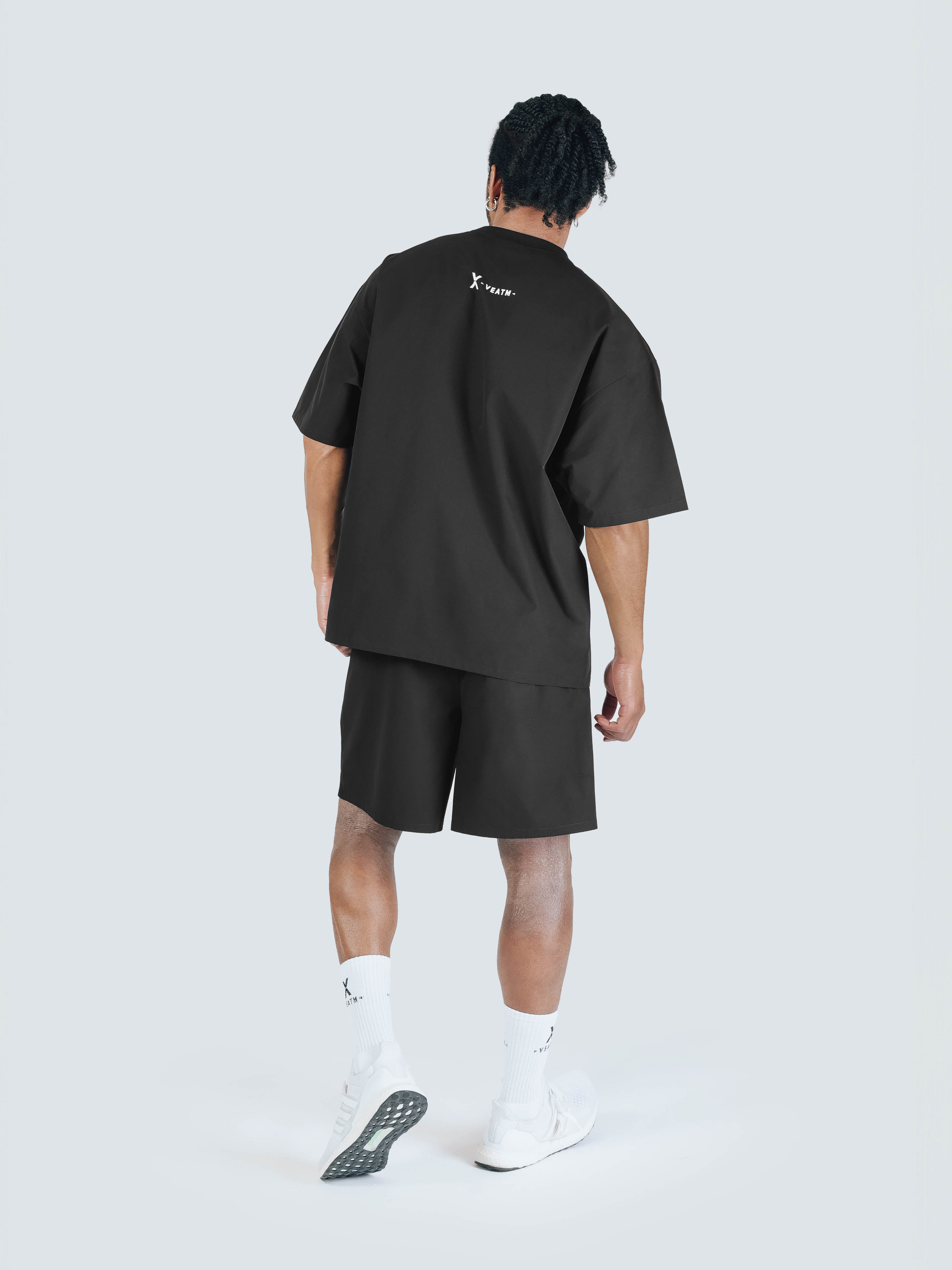 SHORT SLEEVE WOVEN BIG T-SHIRT