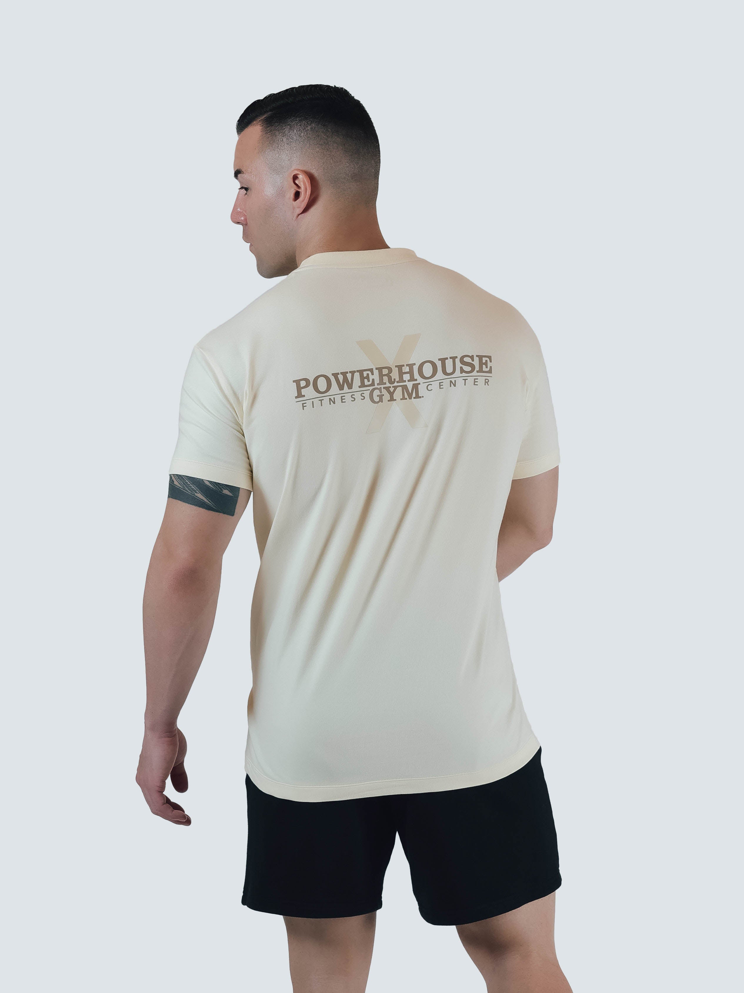 POWER HOUSE GYM LOGO SLIM T-SHIRT