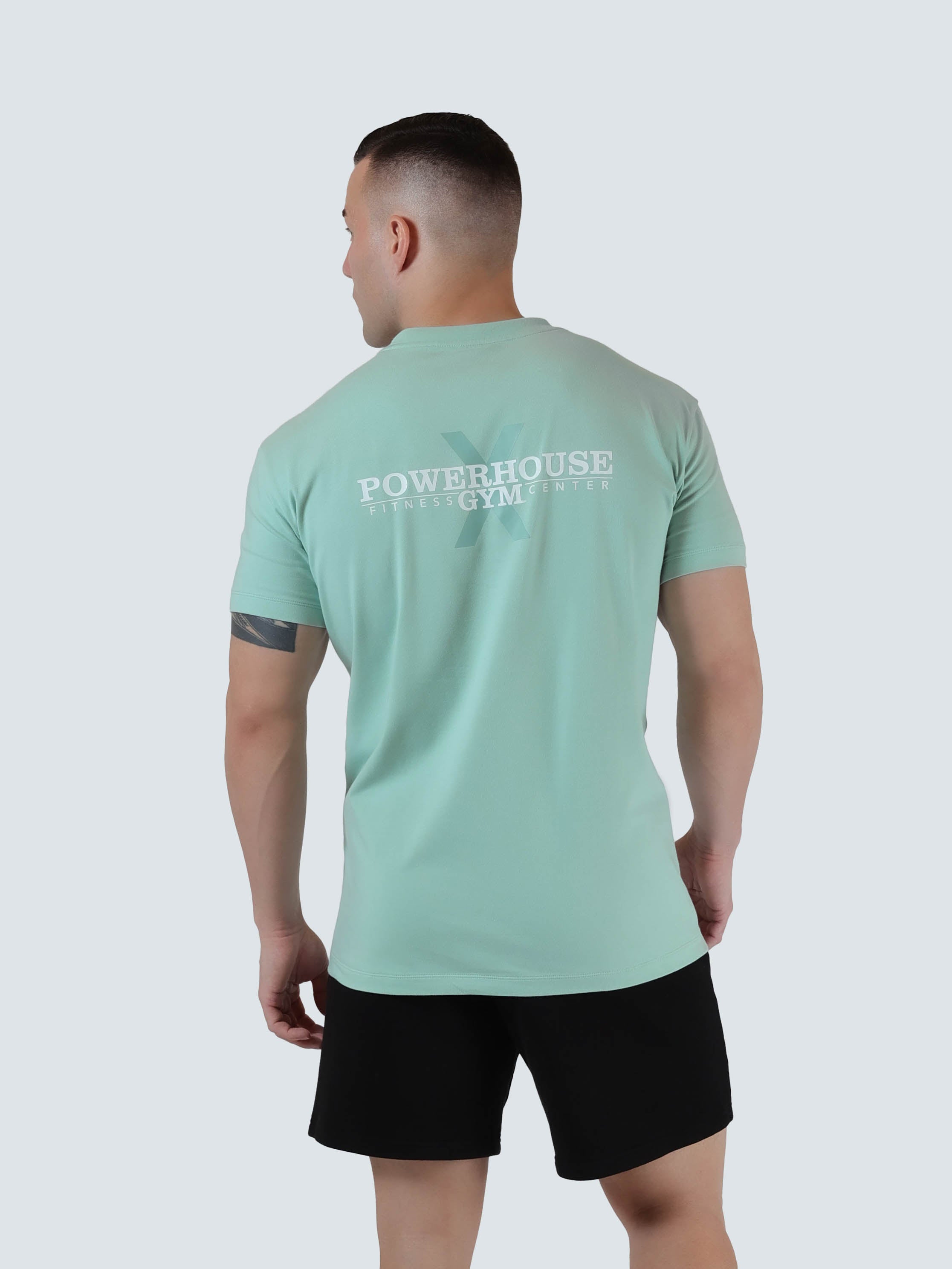 POWER HOUSE GYM LOGO SLIM T-SHIRT