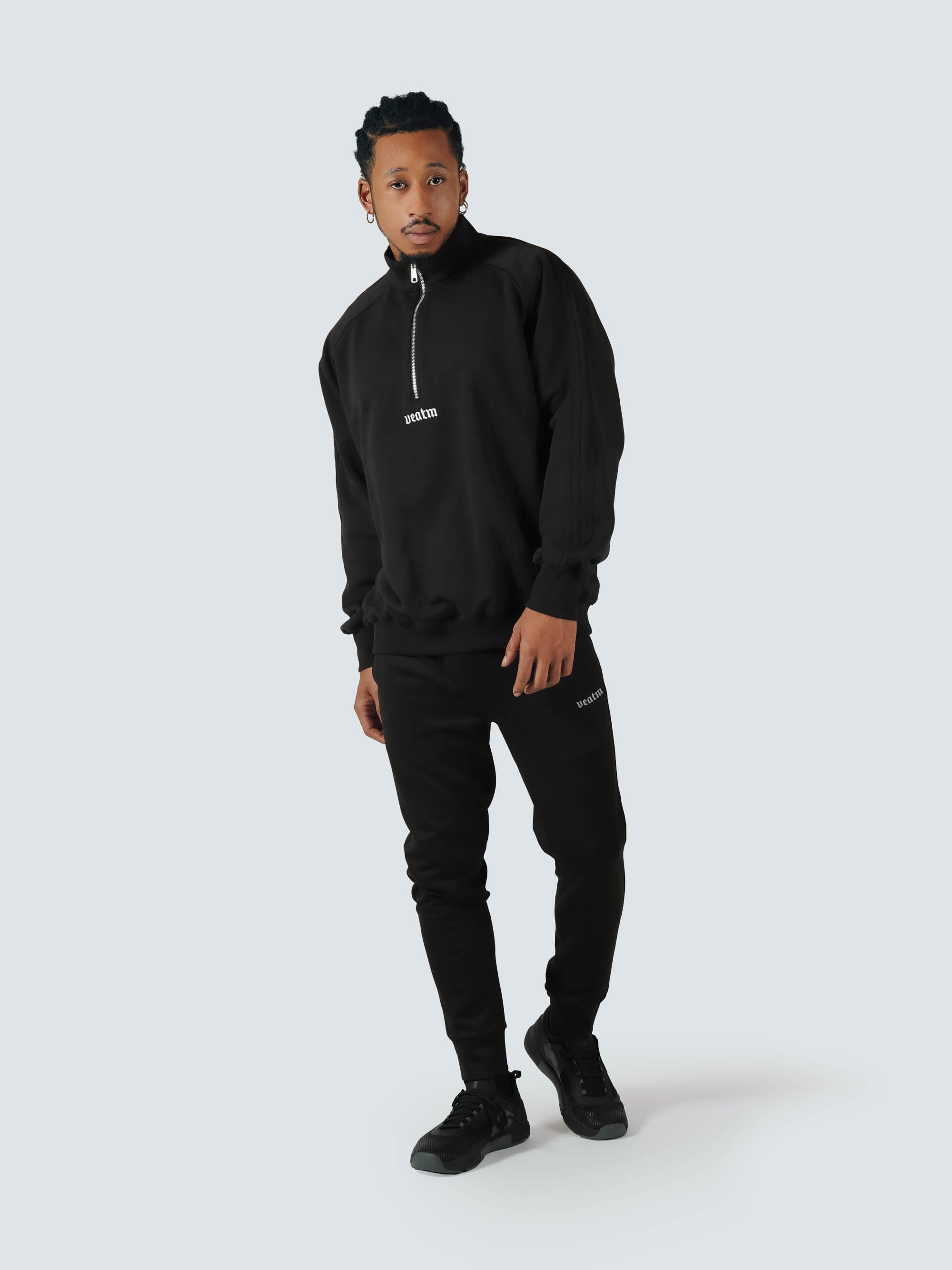 HEAVY WEIGHT LOOSE HALF ZIP