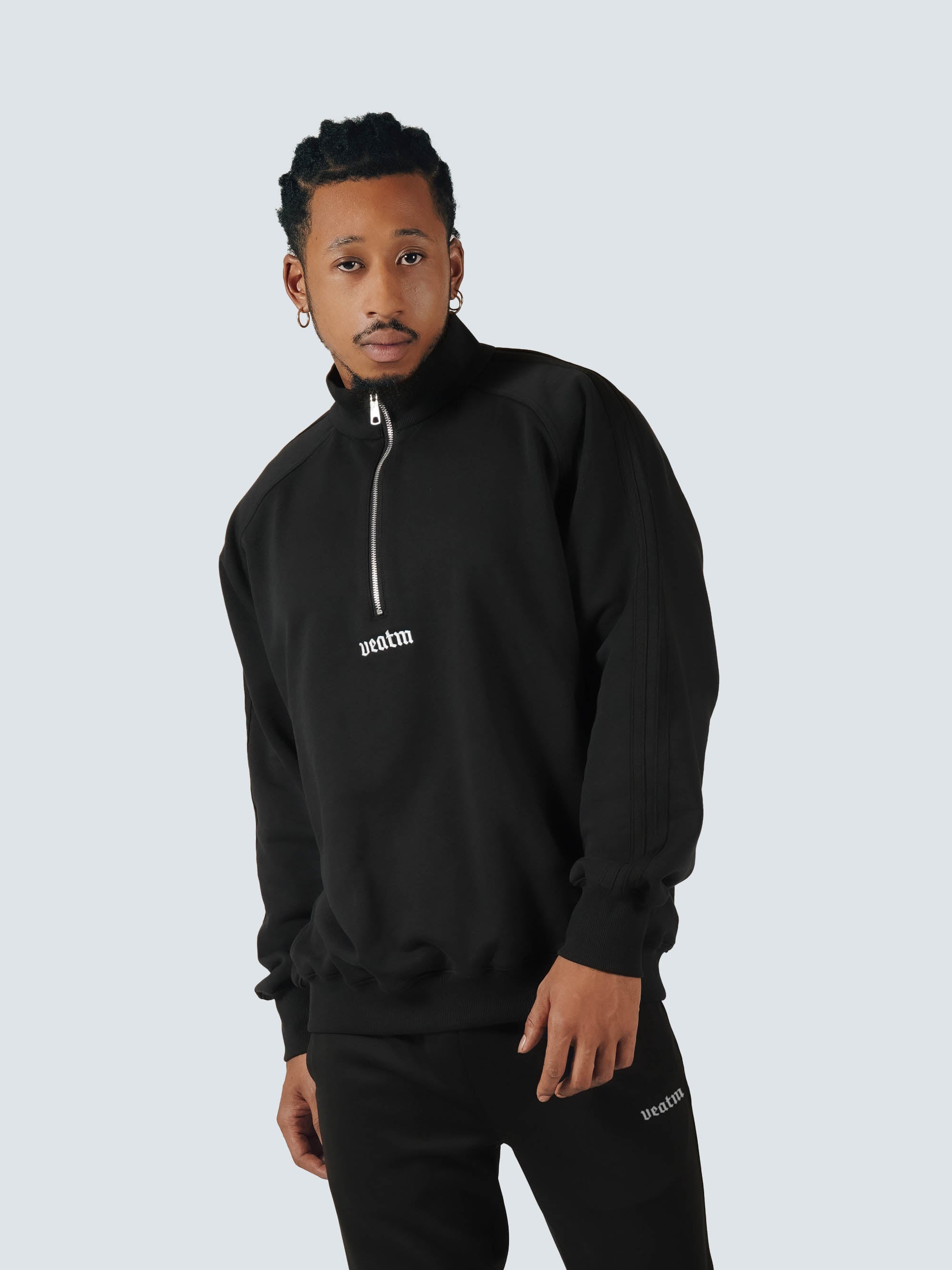 HEAVY WEIGHT LOOSE HALF ZIP