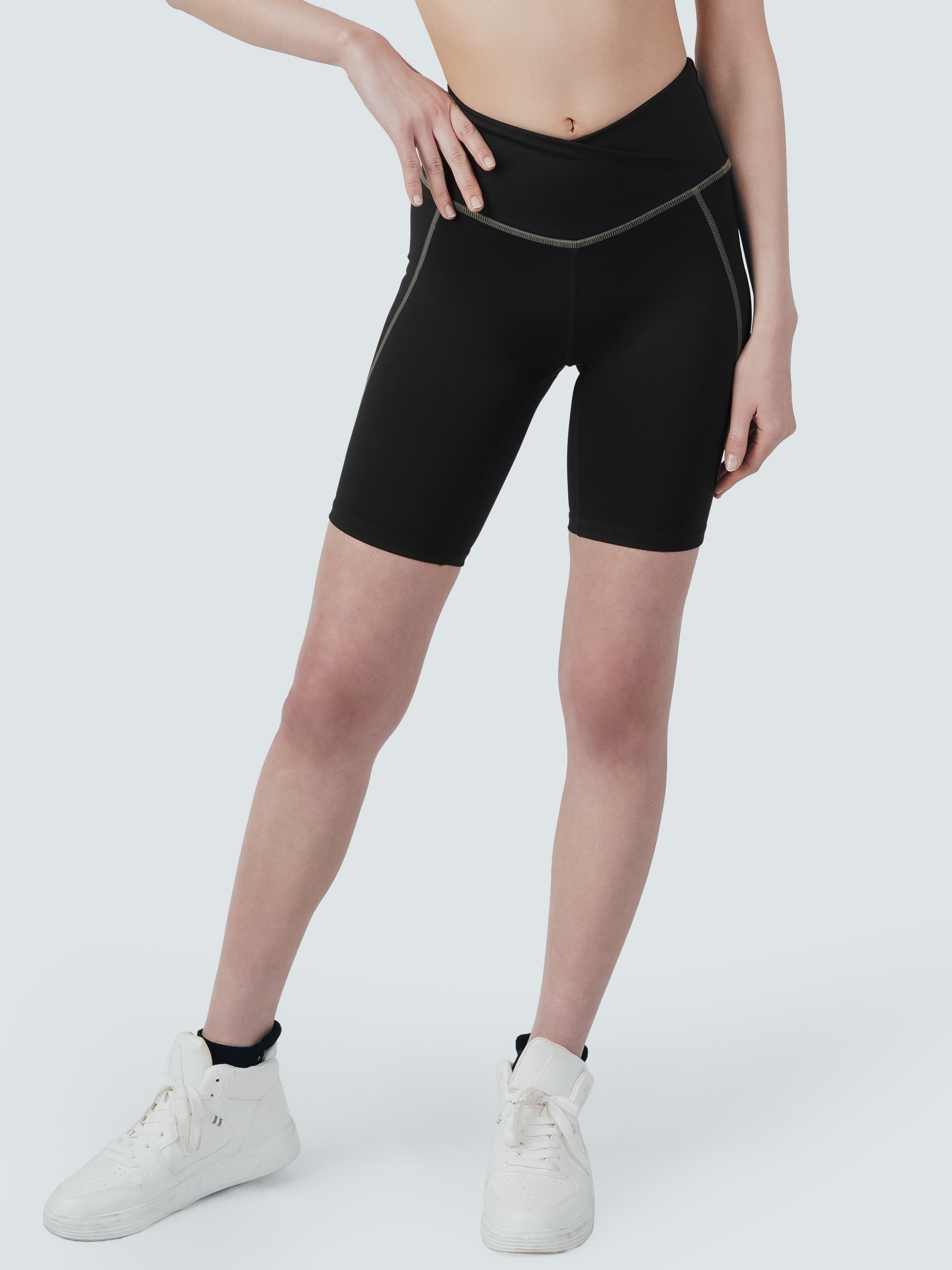 WAIST CROSS SHORT LEGGINGS