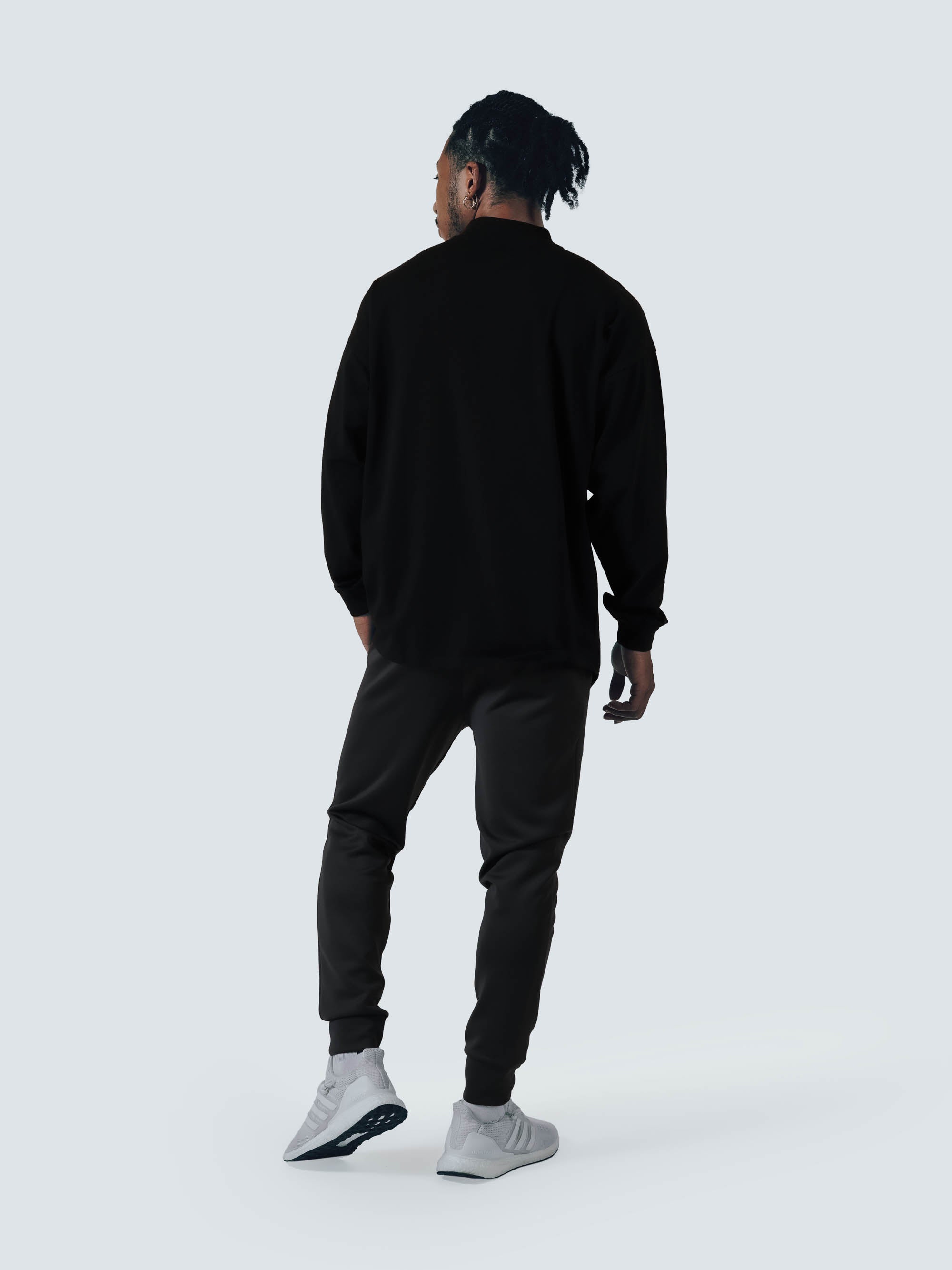 MOCK NECK LS T-SHIRT